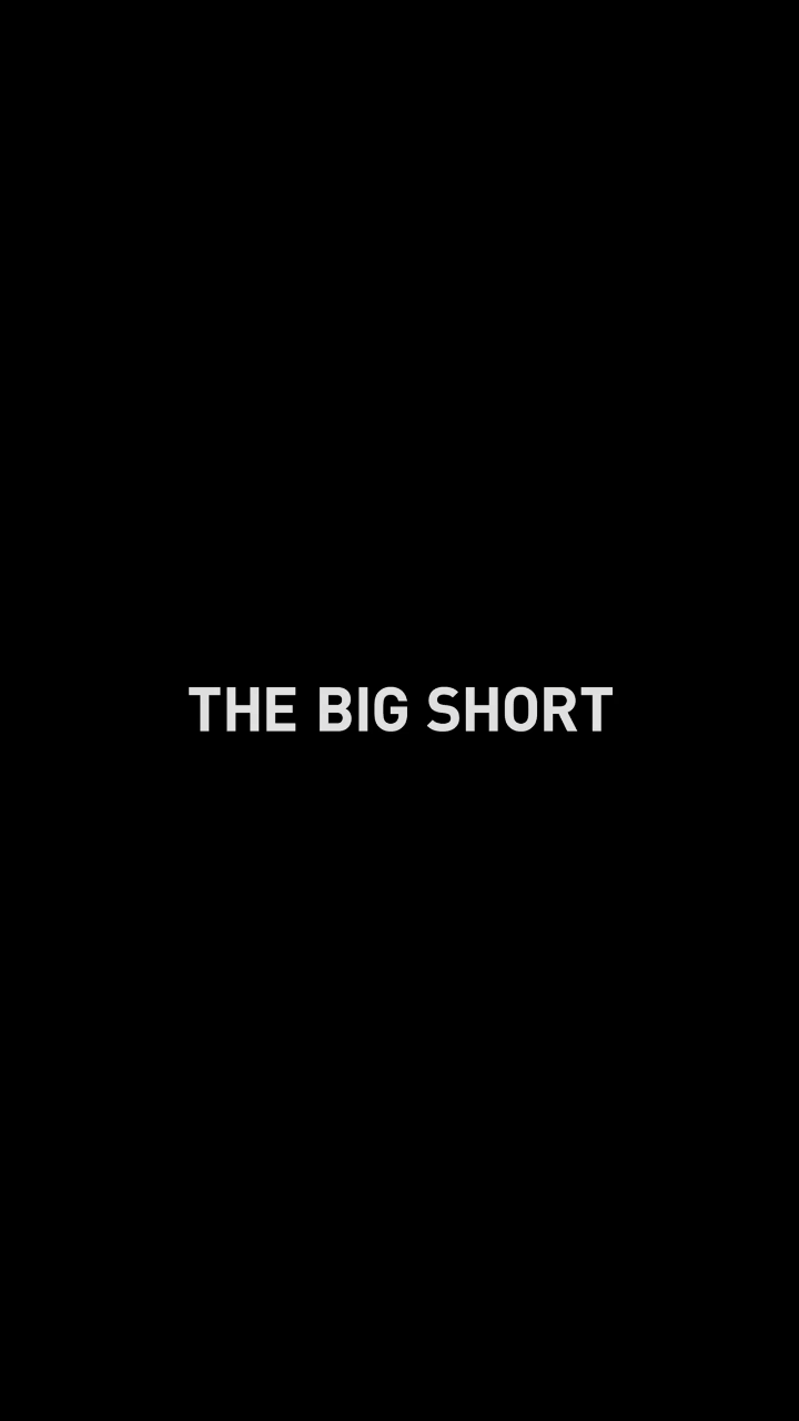 The Big Short. The big short, Wallpaper, R wallpaper