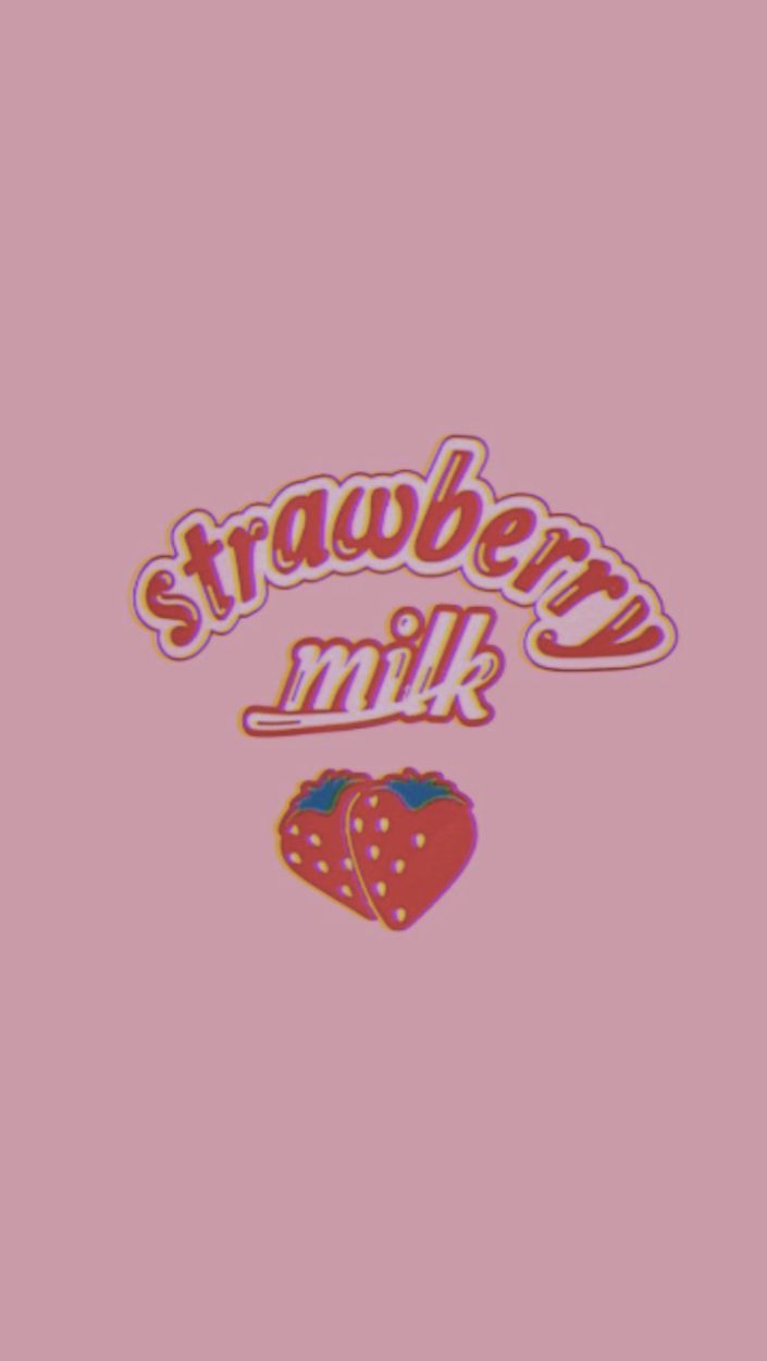 Pink Cow Strawberry Milk Kawaii Wallpapers - Wallpaper Cave