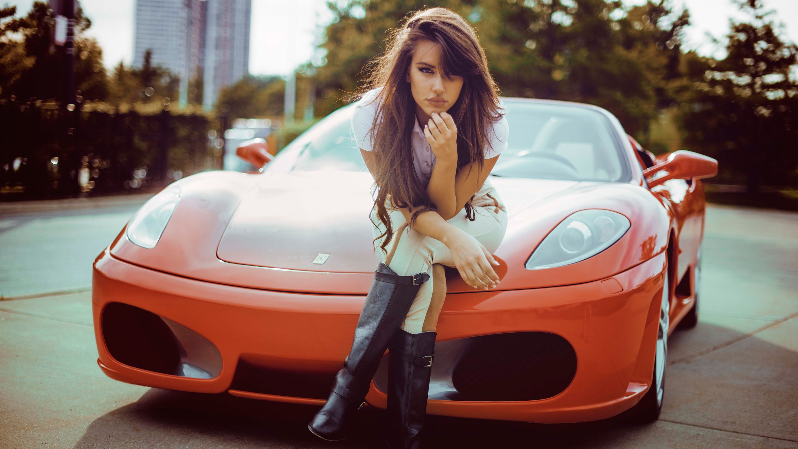 Girl And Car Wallpapers - Wallpaper Cave