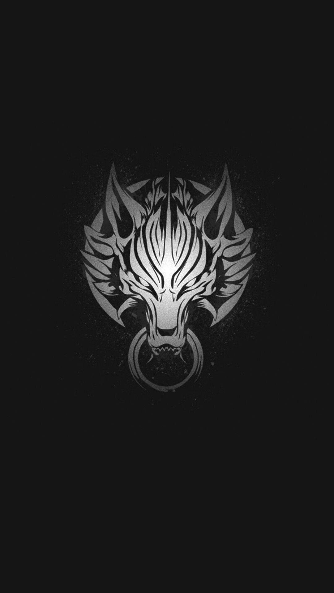 Final Fantasy Logo Wallpaper Mobile. Fantasy logo, Final fantasy logo, Wolf tattoos