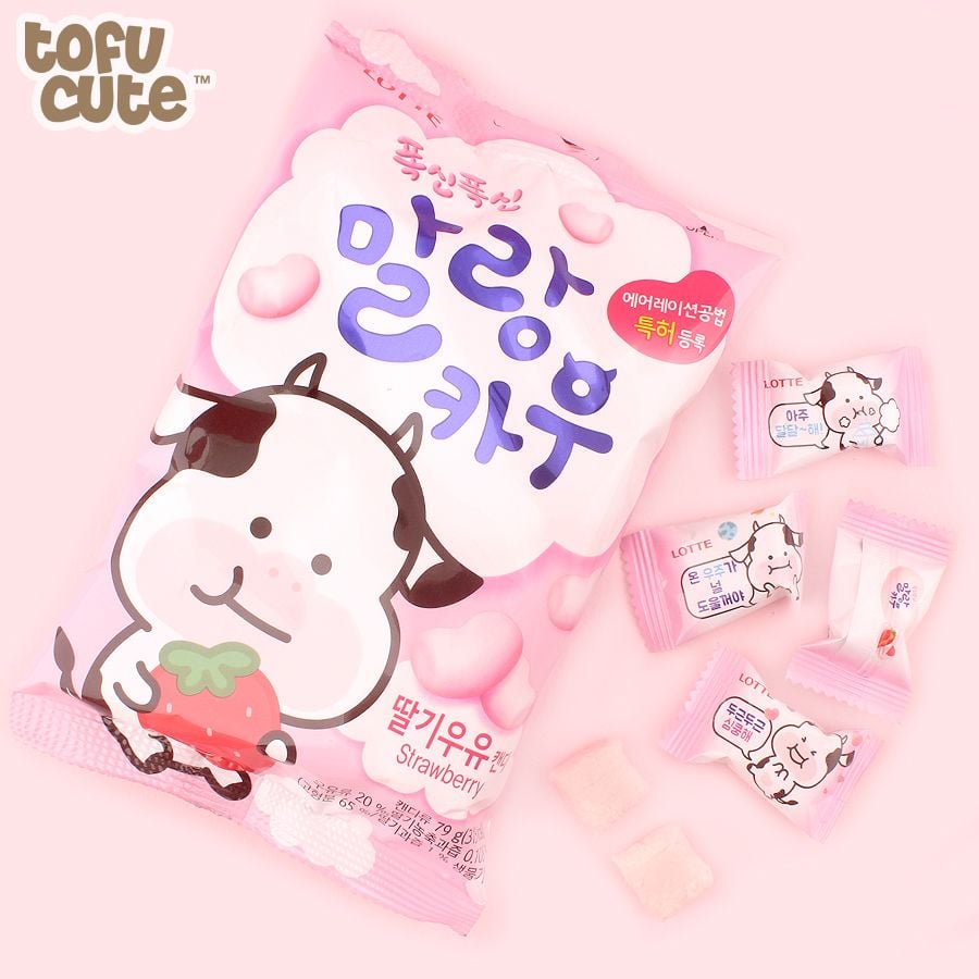 Buy Lotte Mallang Cow Soft Chewing Candy Milk at Tofu Cute