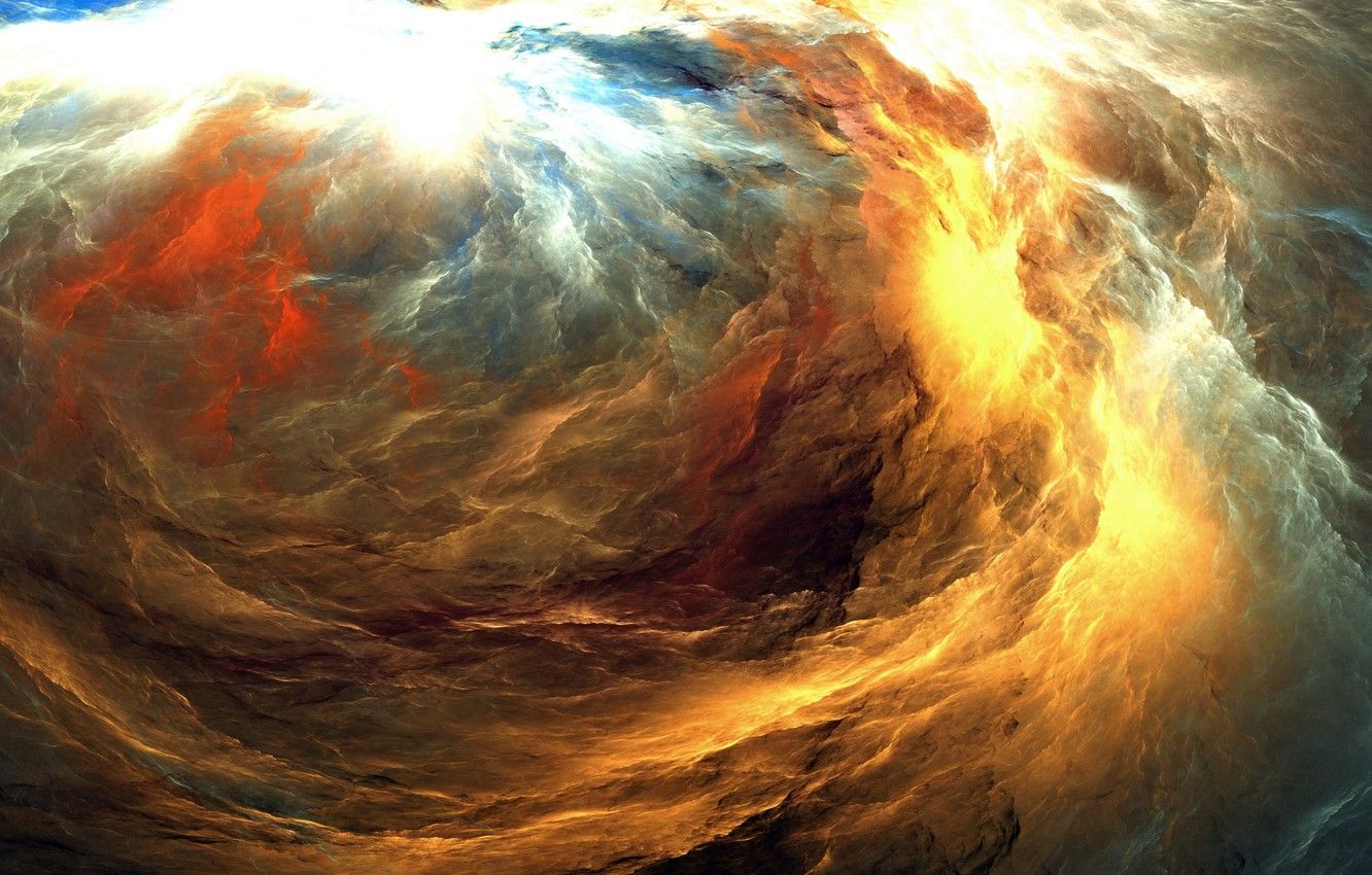 Wallpaper clouds, background, colors, abstract, space, background, clouds, unreal image for desktop, section абстракции