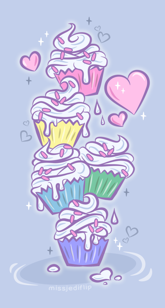 Cupcakes wallpaper, Cupcake drawing .com