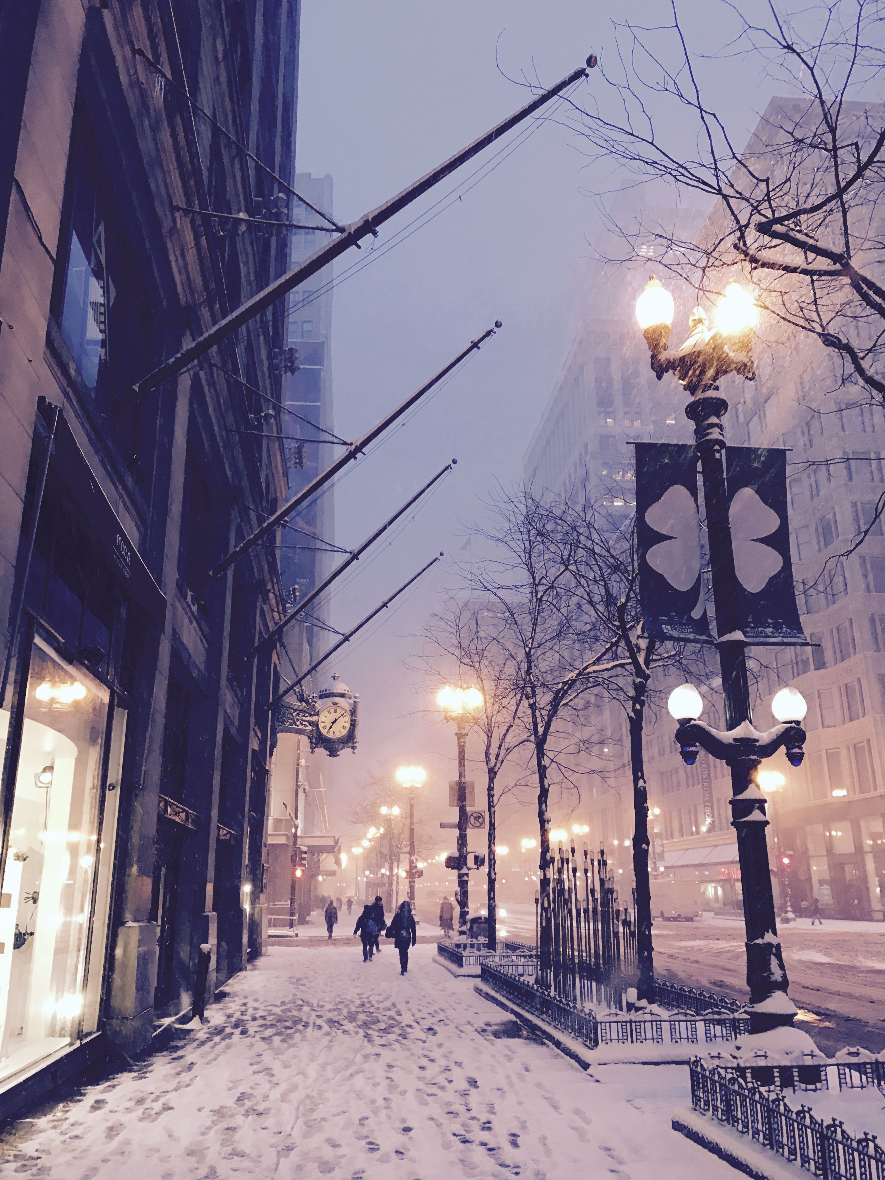 That cold winter morning of 14 Mar2017. Winter city, Chicago picture, Chicago winter