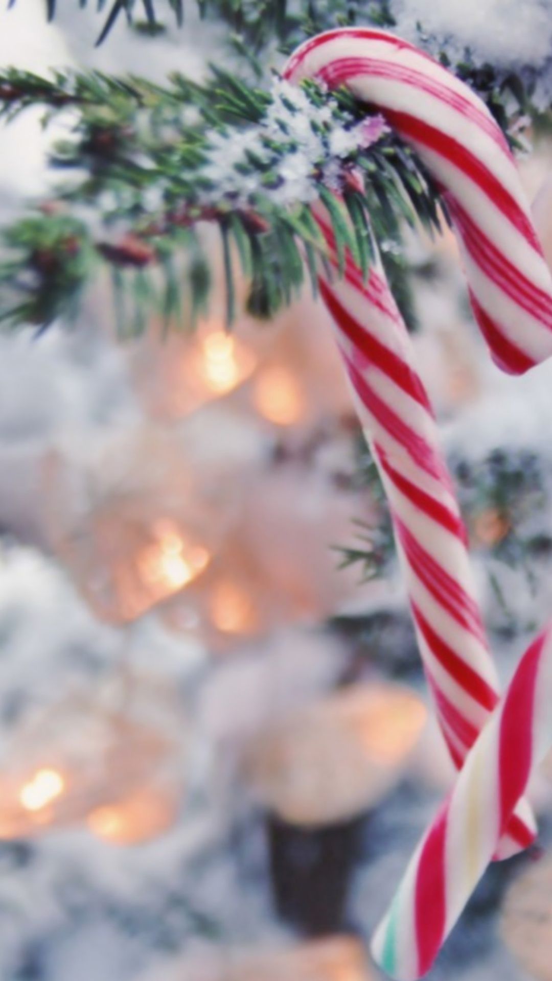 Christmas Wallpaper Simple Candy Canes