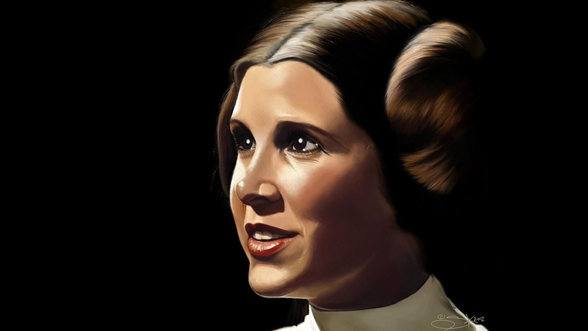 Princess Leia Hairstyle HD Wallpaper