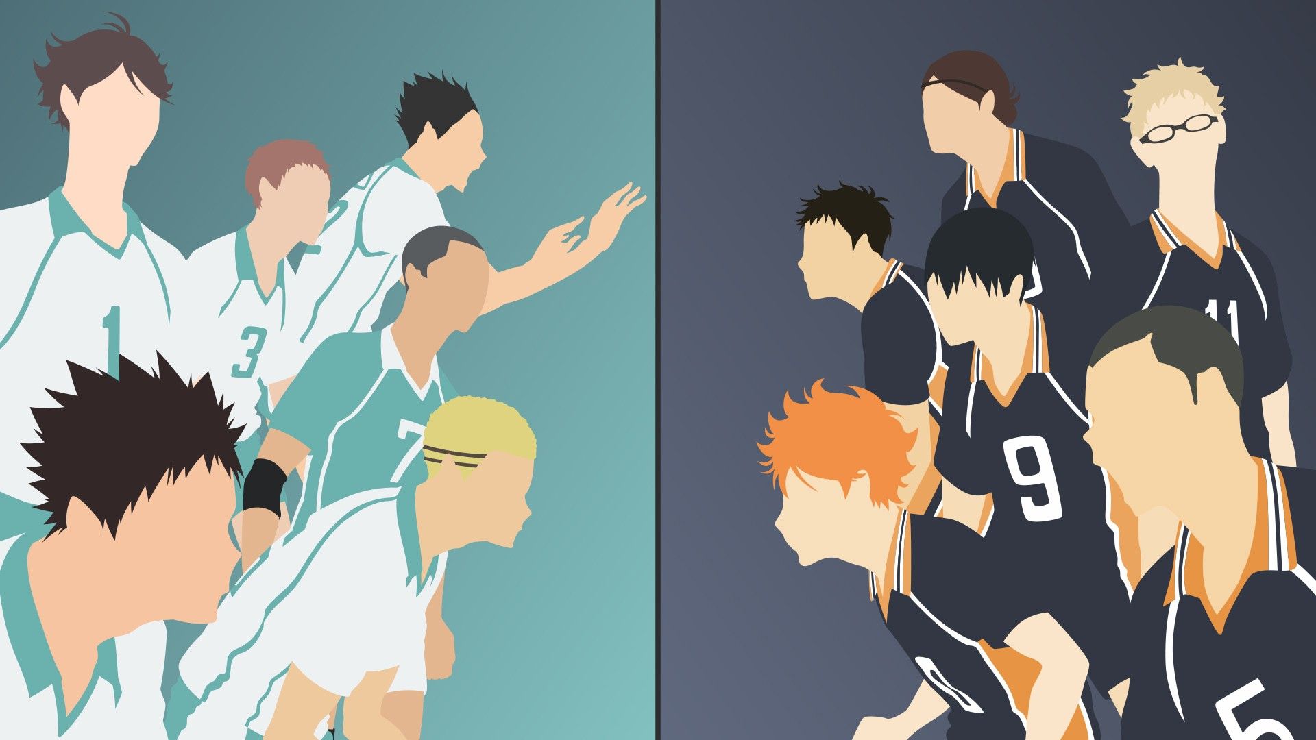 Haikyu Teams Of Volleyball HD Anime Wallpaper