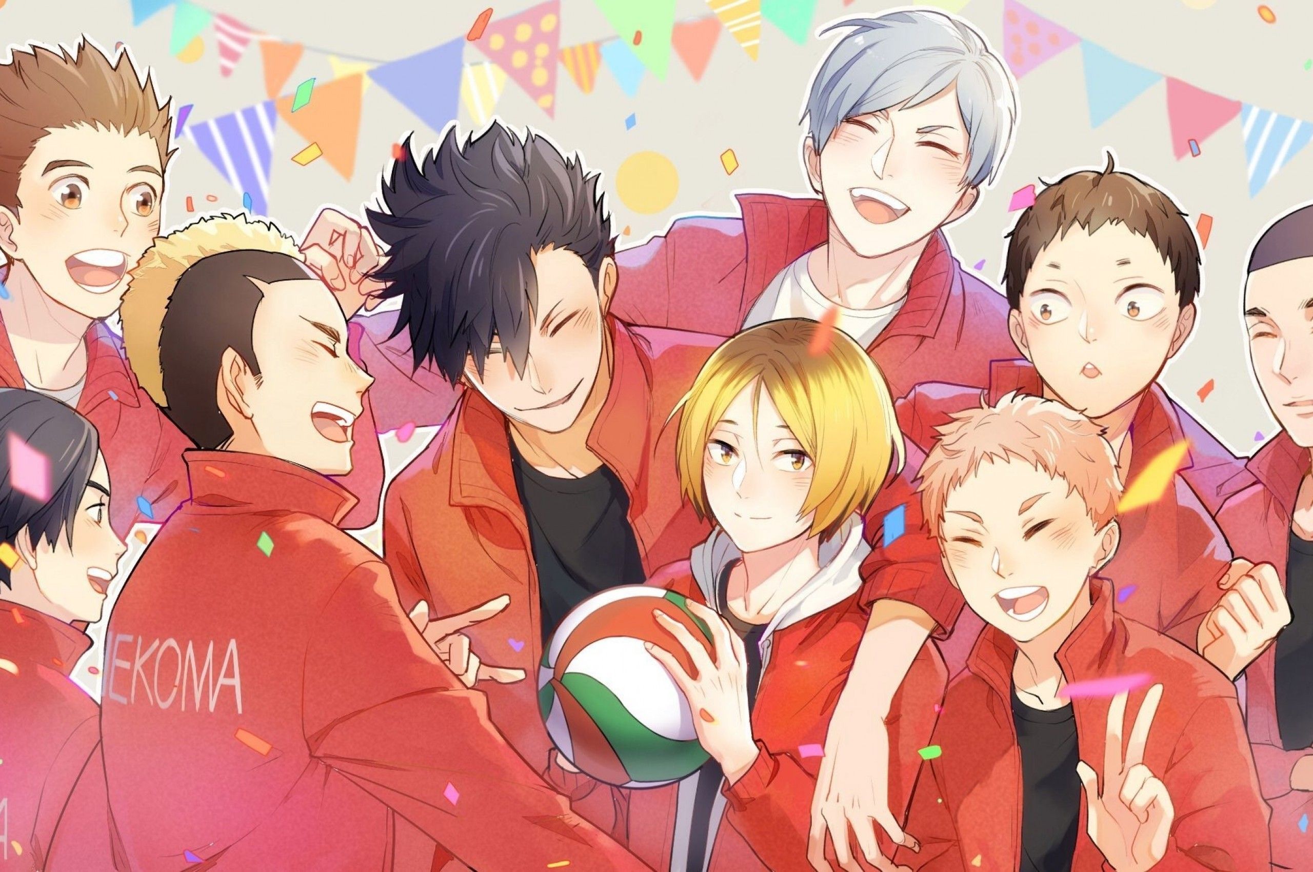 Download Haikyuu Volleyball Anime Characters Picture