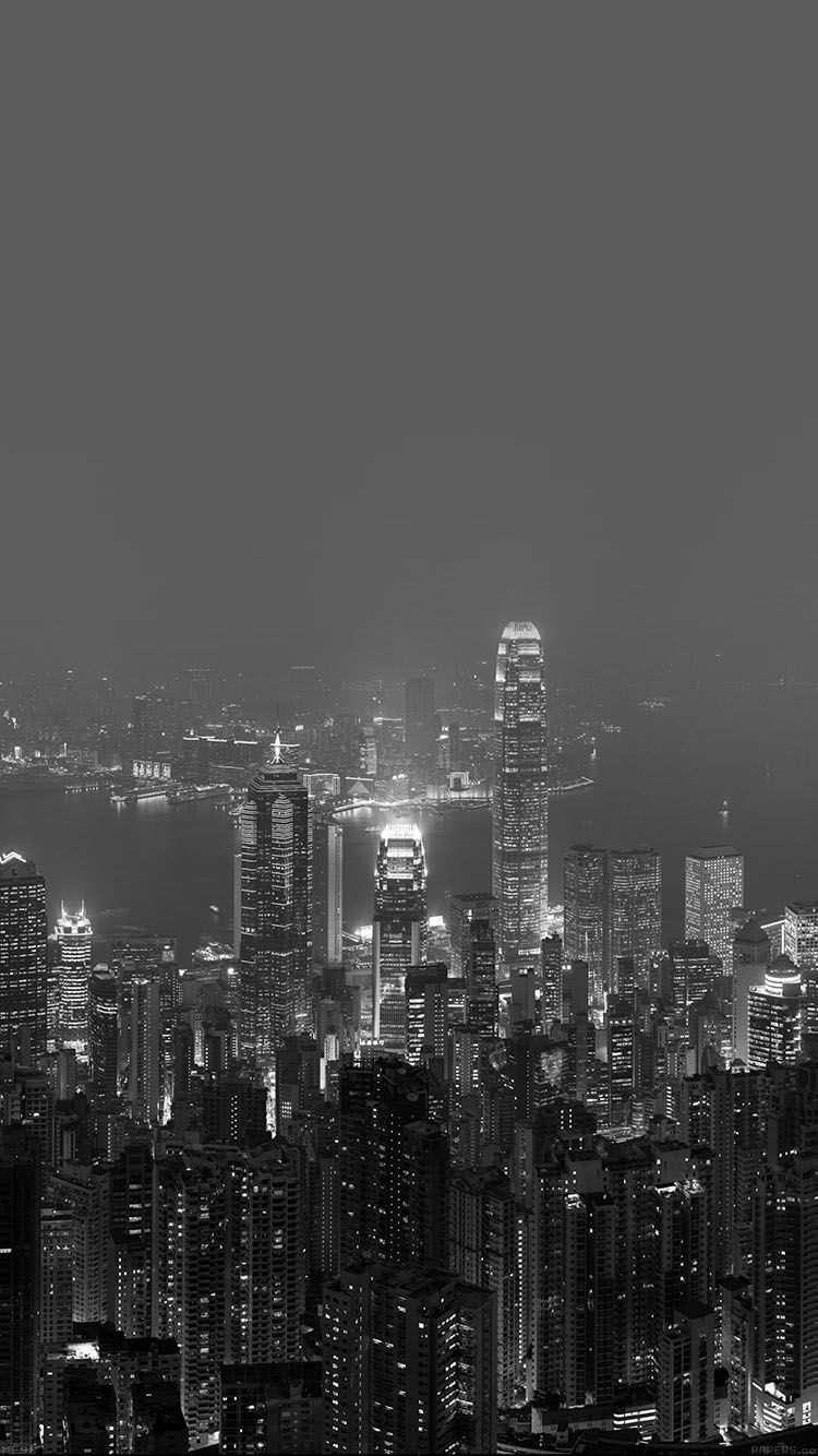 SKYLINE HONGKONG DARK CITY NIGHT LIVE WALLPAPER HD IPHONE. Dark city, Skyline, City wallpaper