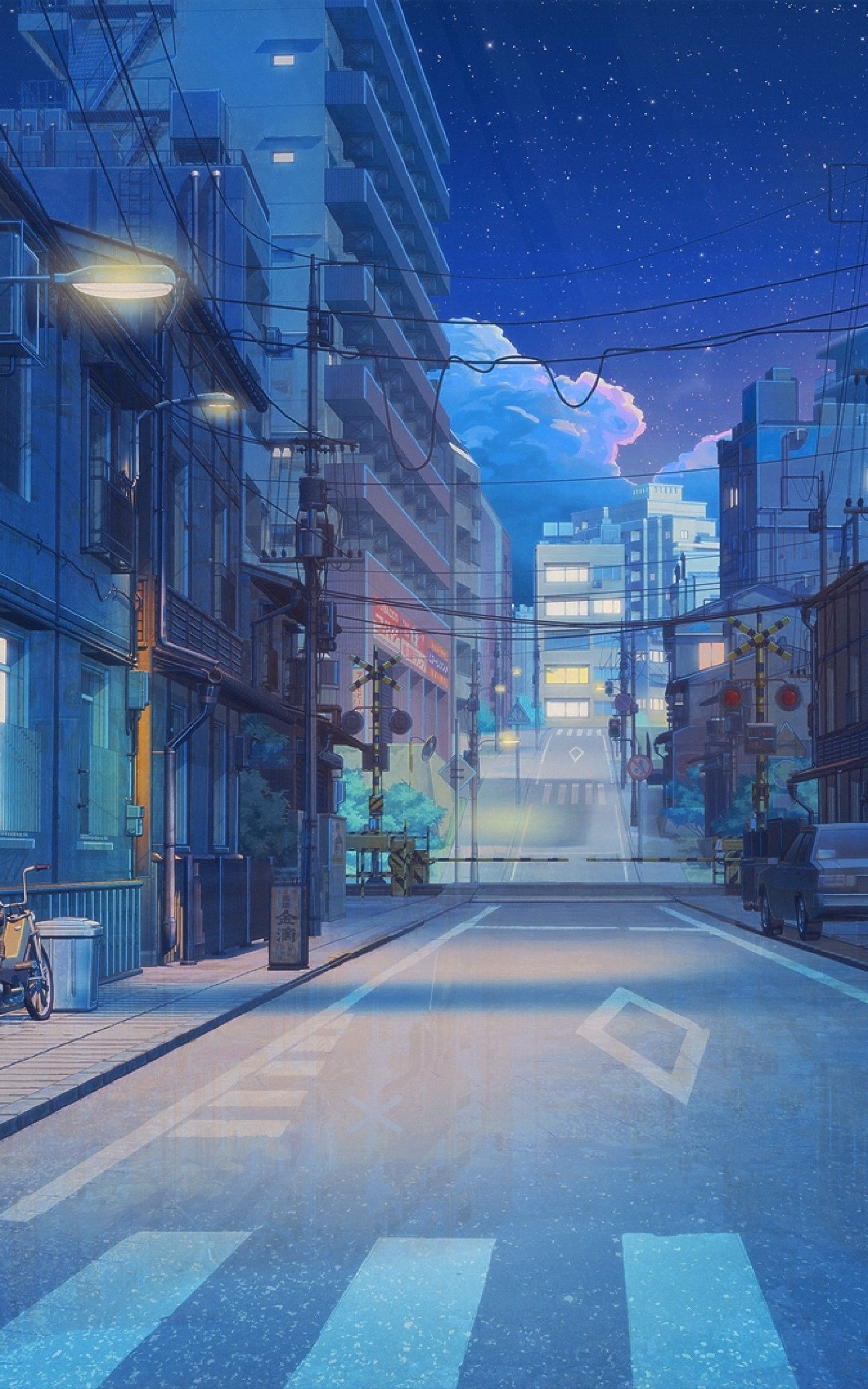 Anime Street Night Wallpapers - Wallpaper Cave