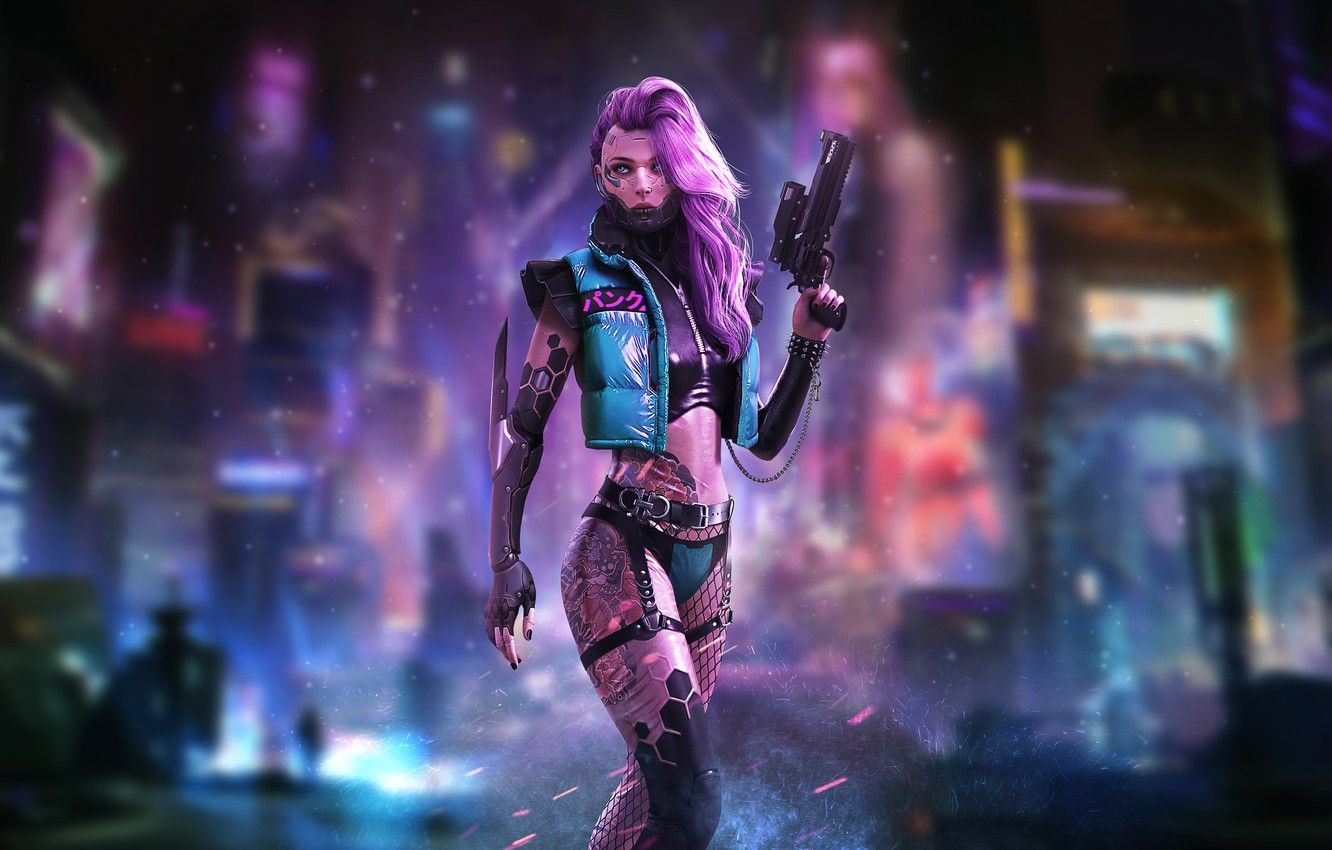 Cyberpunk Pink Girl Wallpapers Wallpaper Cave 7480