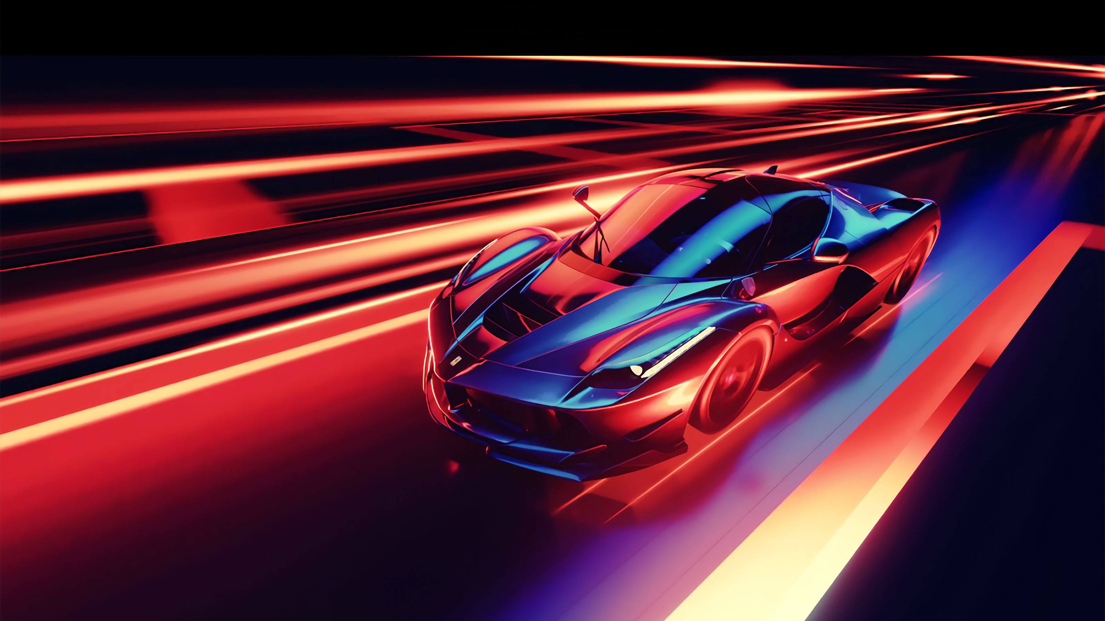 Ferrari Digital Art 4k, HD Cars, 4k Wallpaper, Image, Background, Photo and Picture