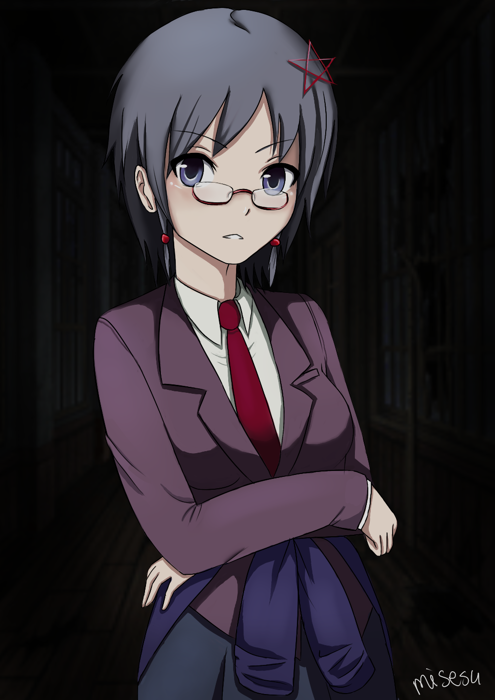 corpse party Saenoki. Corpse party, Corpse, Girls with glasses