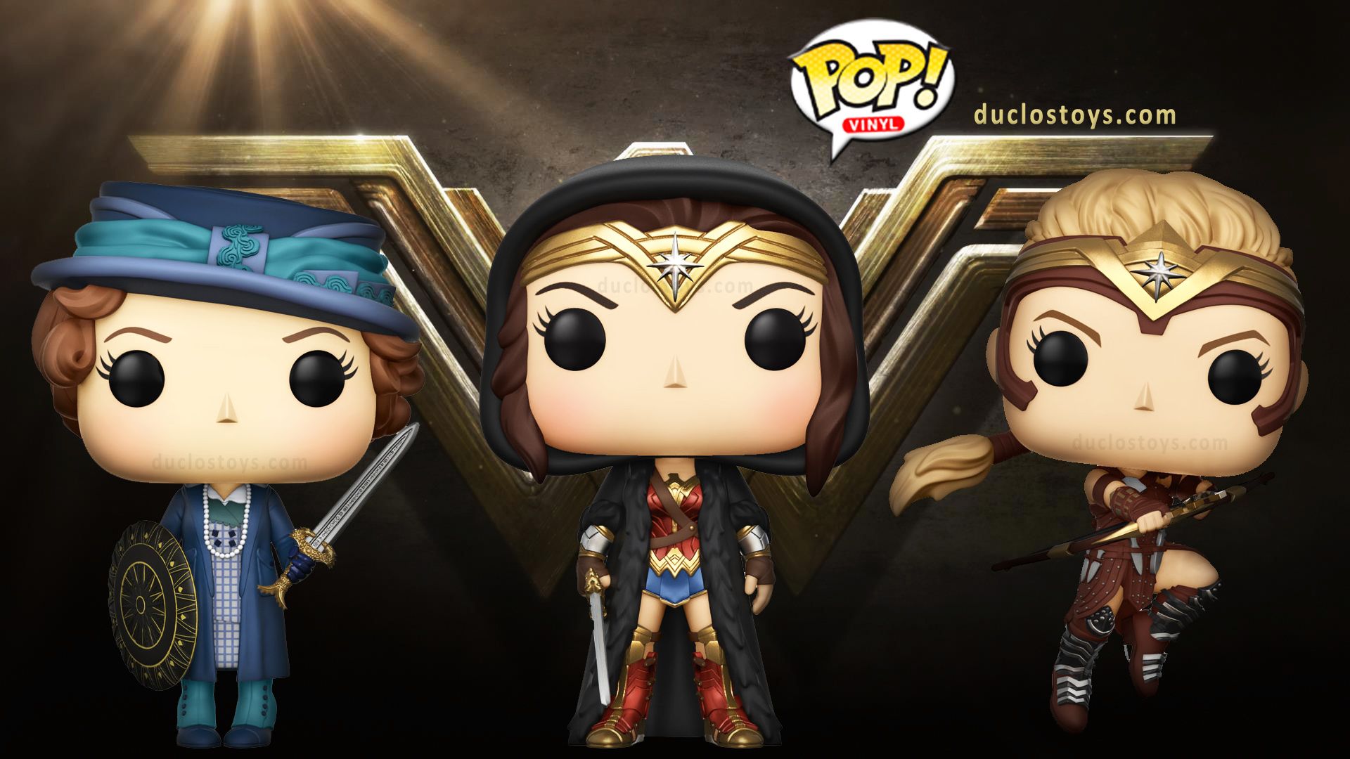 wonder woman with cloak funko pop