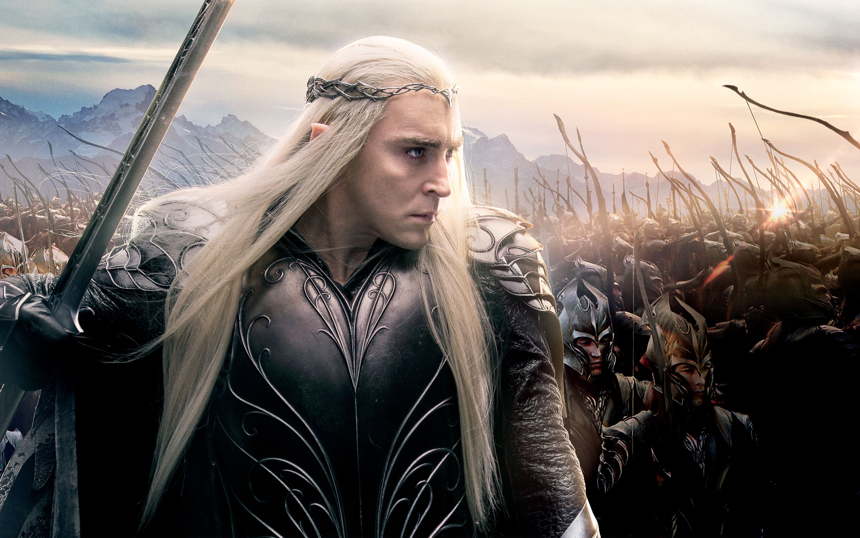 Lee Pace as Thranduil in Hobbit 3 HD wallpaper