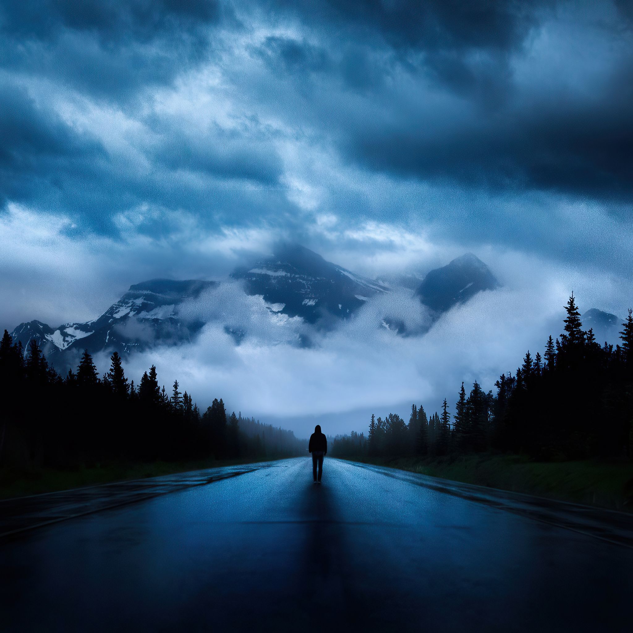 Walking Alone Road 4k iPad Air HD 4k Wallpaper, Image, Background, Photo and Picture