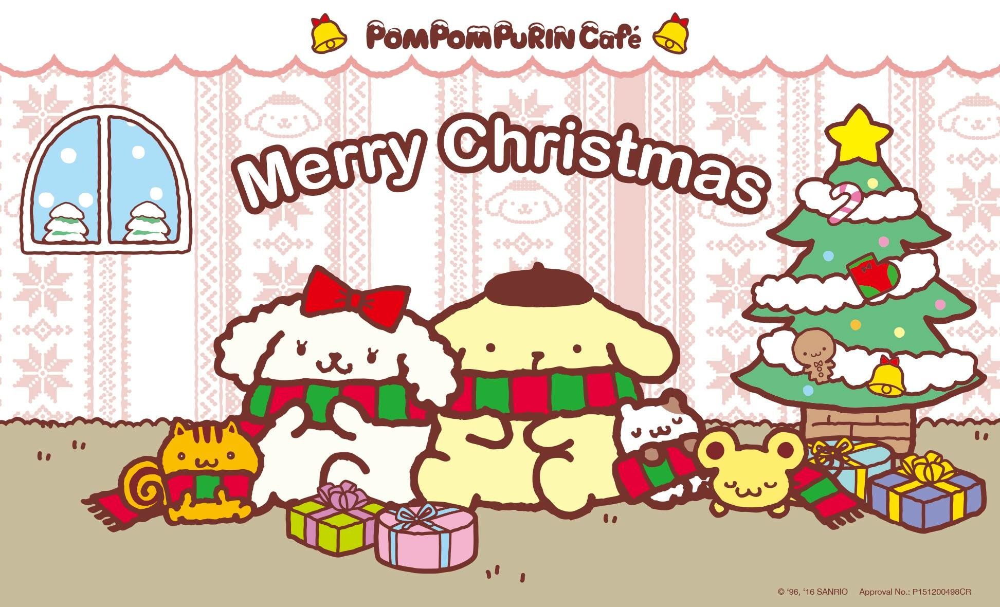 Merry Christmas ʕ•̫͡•ʕ•̫͡•ʔ•̫͡•ʔ•̫͡•ʕ•̫͡•ʔ•̫͡•ʕ #PomPomPurin. Kawaii christmas, Hello kitty, Kitty