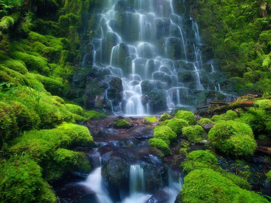 Waterfall Beautiful Amazon Rainforest HD Wallpaper