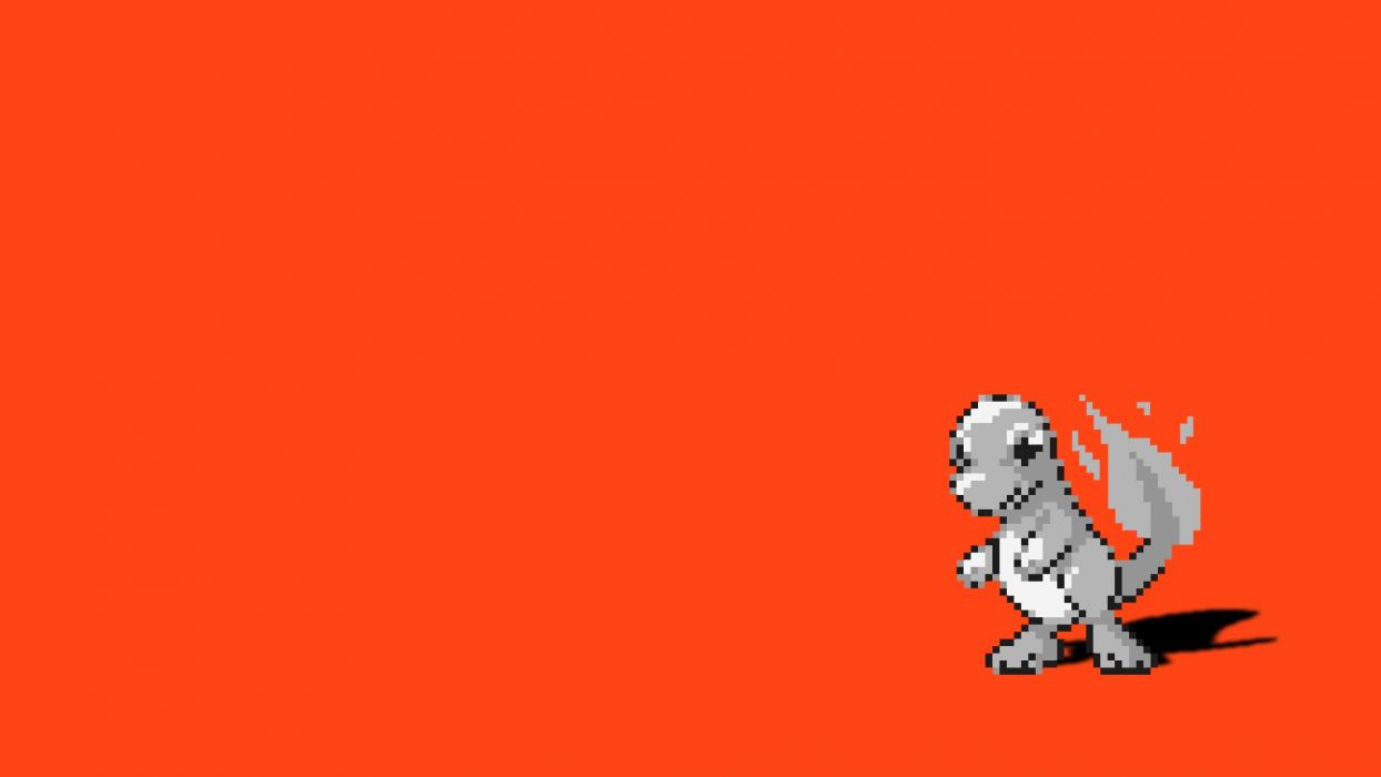 Pokemon simple background Charmander red background wallpaperx1080