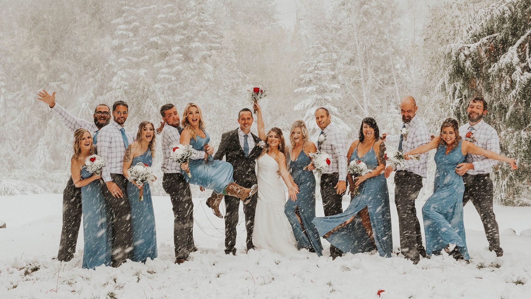 They planned the perfect fall wedding in Spokane - then a snowstorm hit