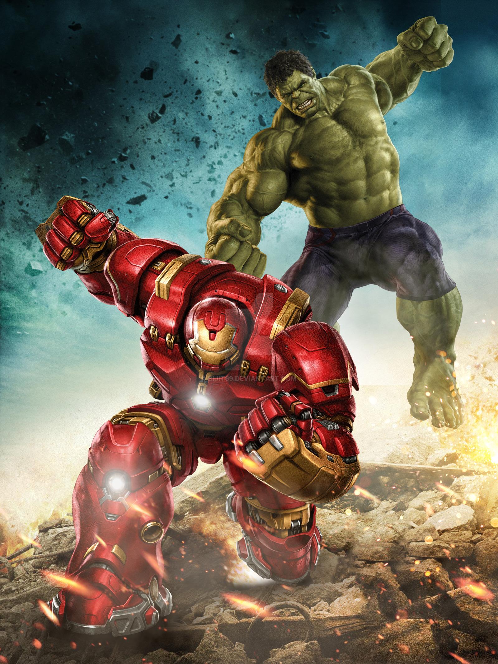Hulk Mobile Wallpaper Vs Hulkbuster Wallpaper HD