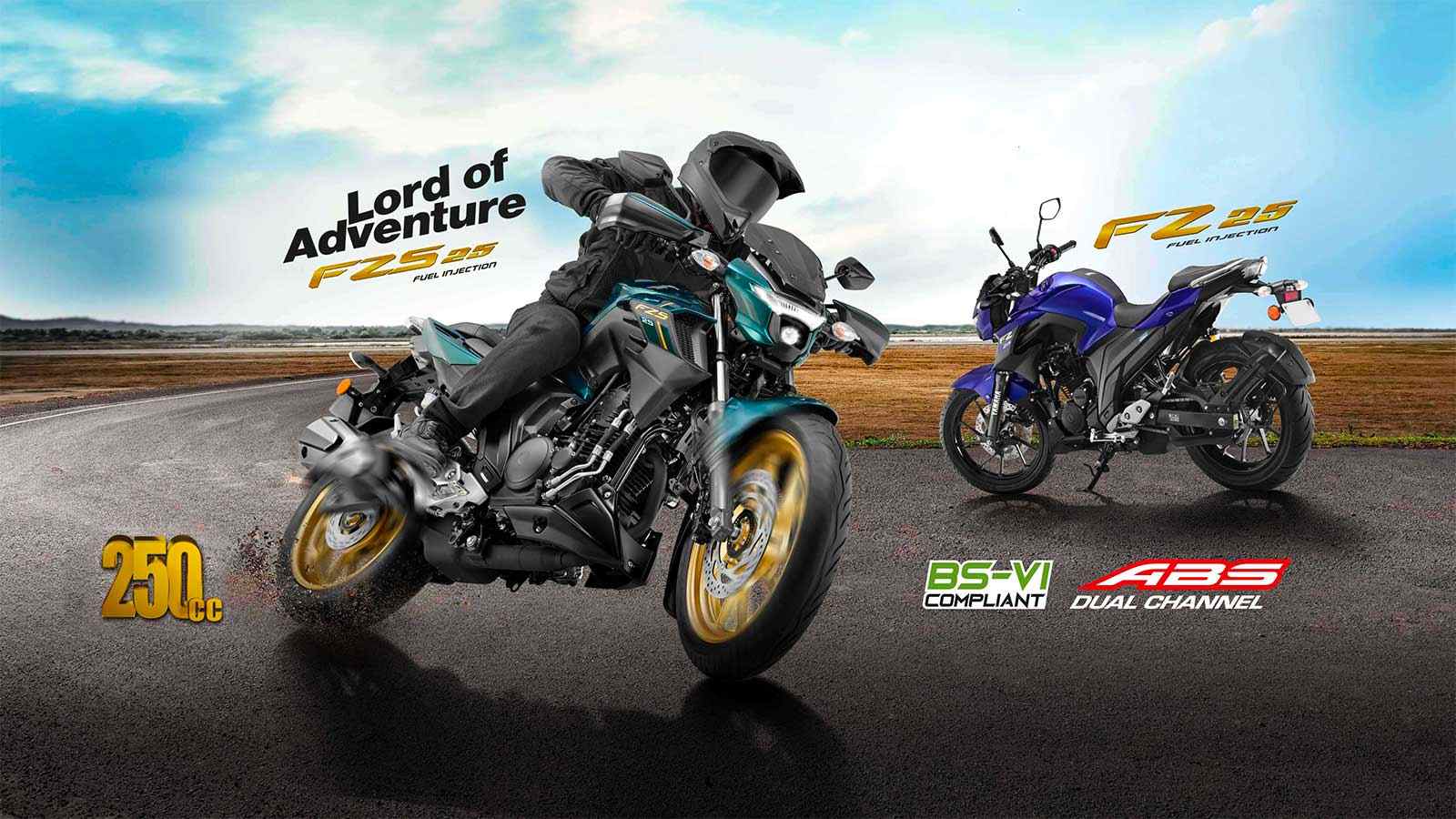 BS6 Yamaha FZ 25 And FZS 25 Launched; Prices Start At INR 1.52 Lakh