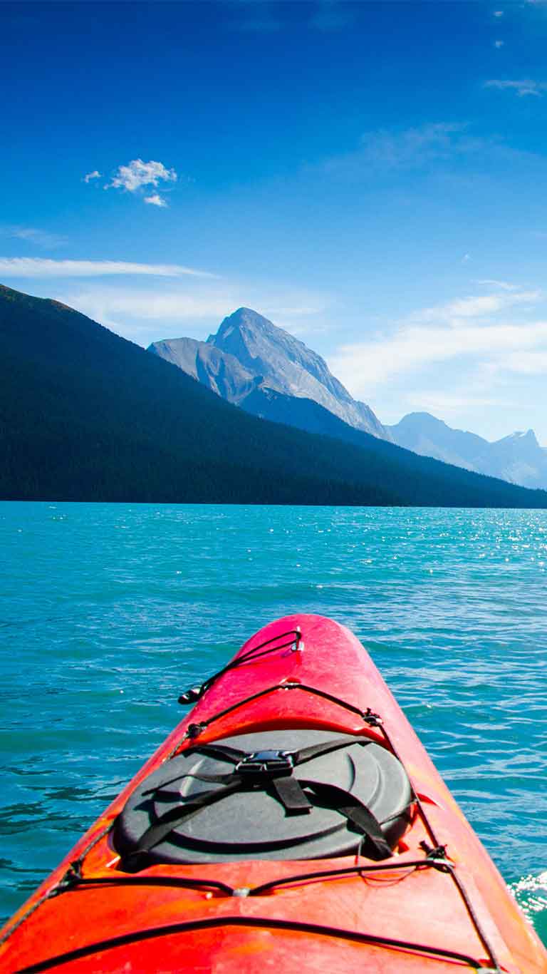 Kayaking In The Mountains
