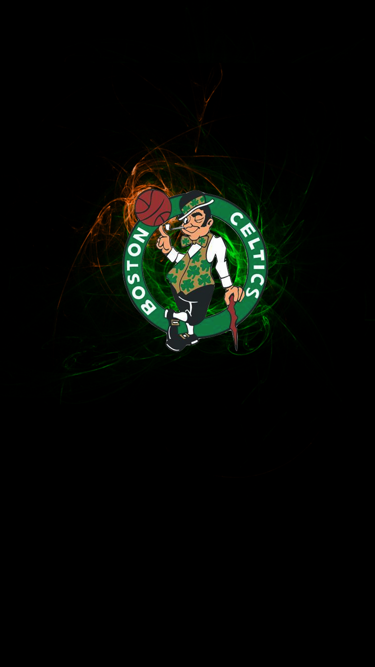Boston Celtics Logo Black Background