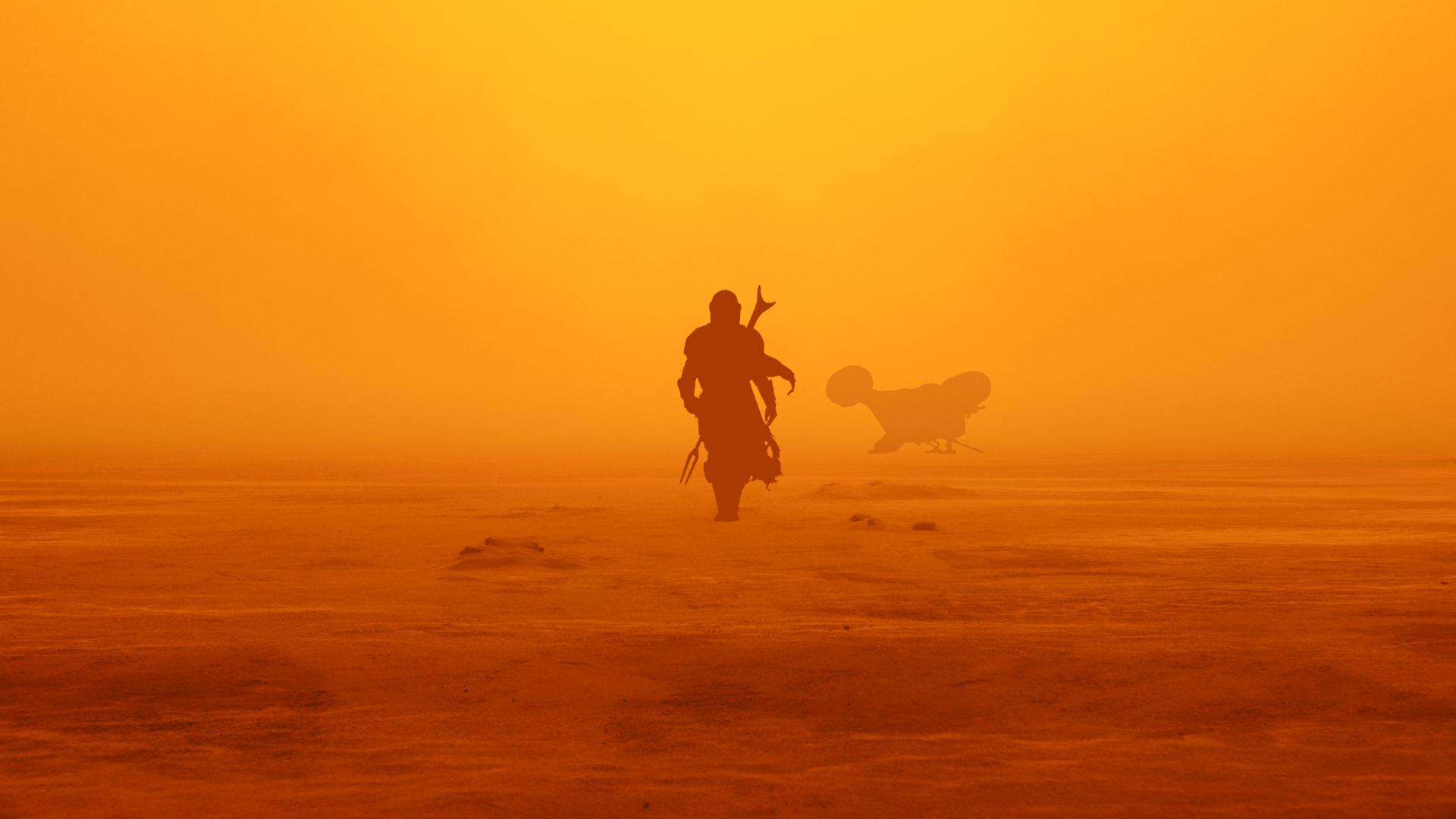 The Mandalorian Blade Runner 2049 Wallpaper I Made Now With Added Razor Crest