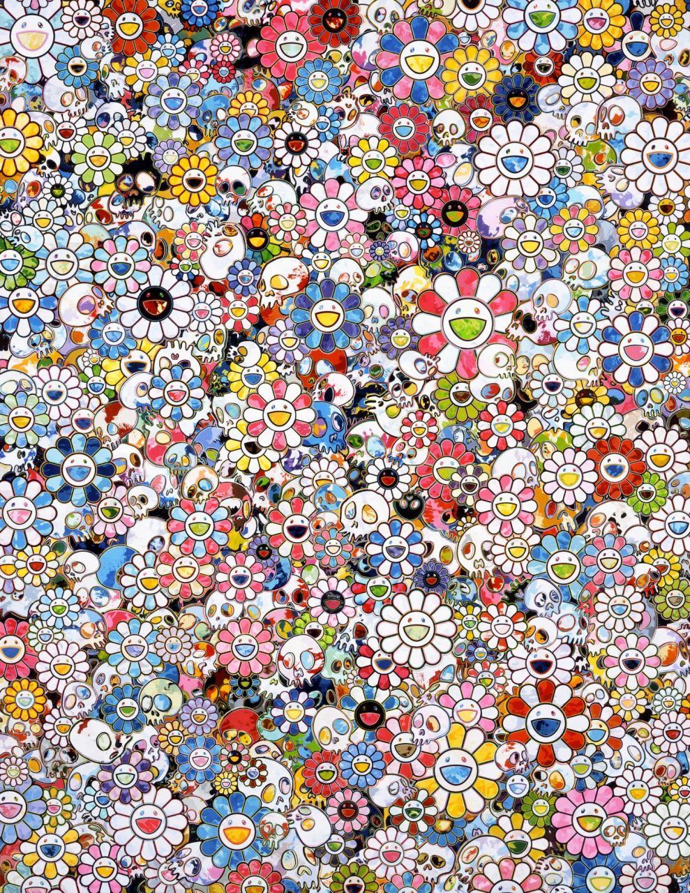 Takashi Murakami Singapore Exhibition: From Superflat to Bubblewrap. Takashi murakami, Takashi murakami art, Murakami flower