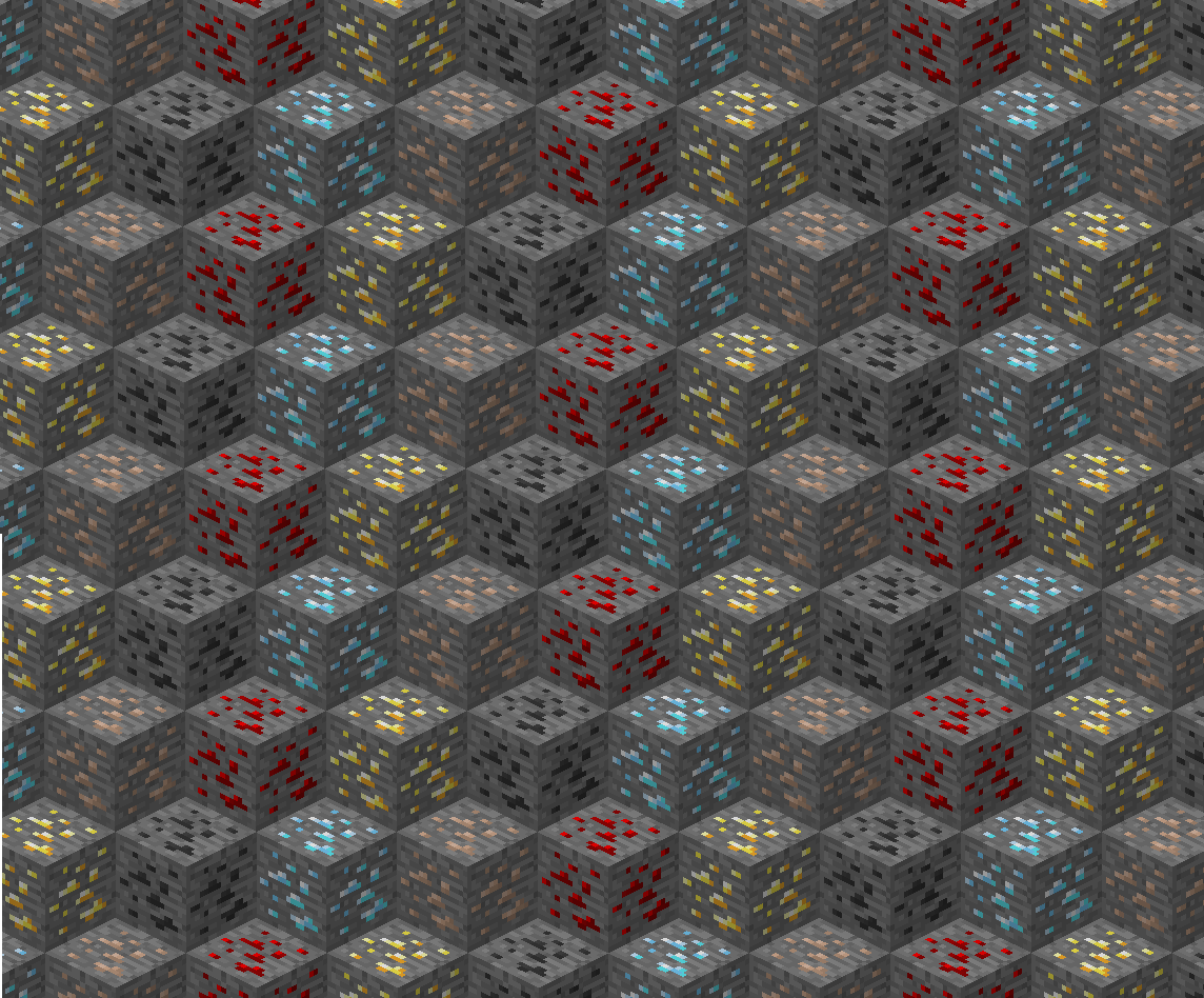Minecraft Diamond Ore Wallpaper