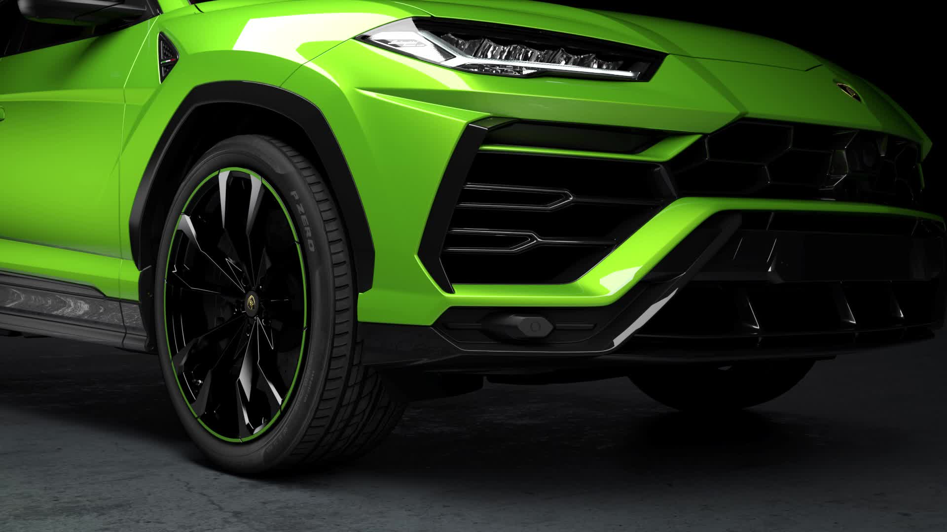 Lamborghini Urus фиолетовый салон