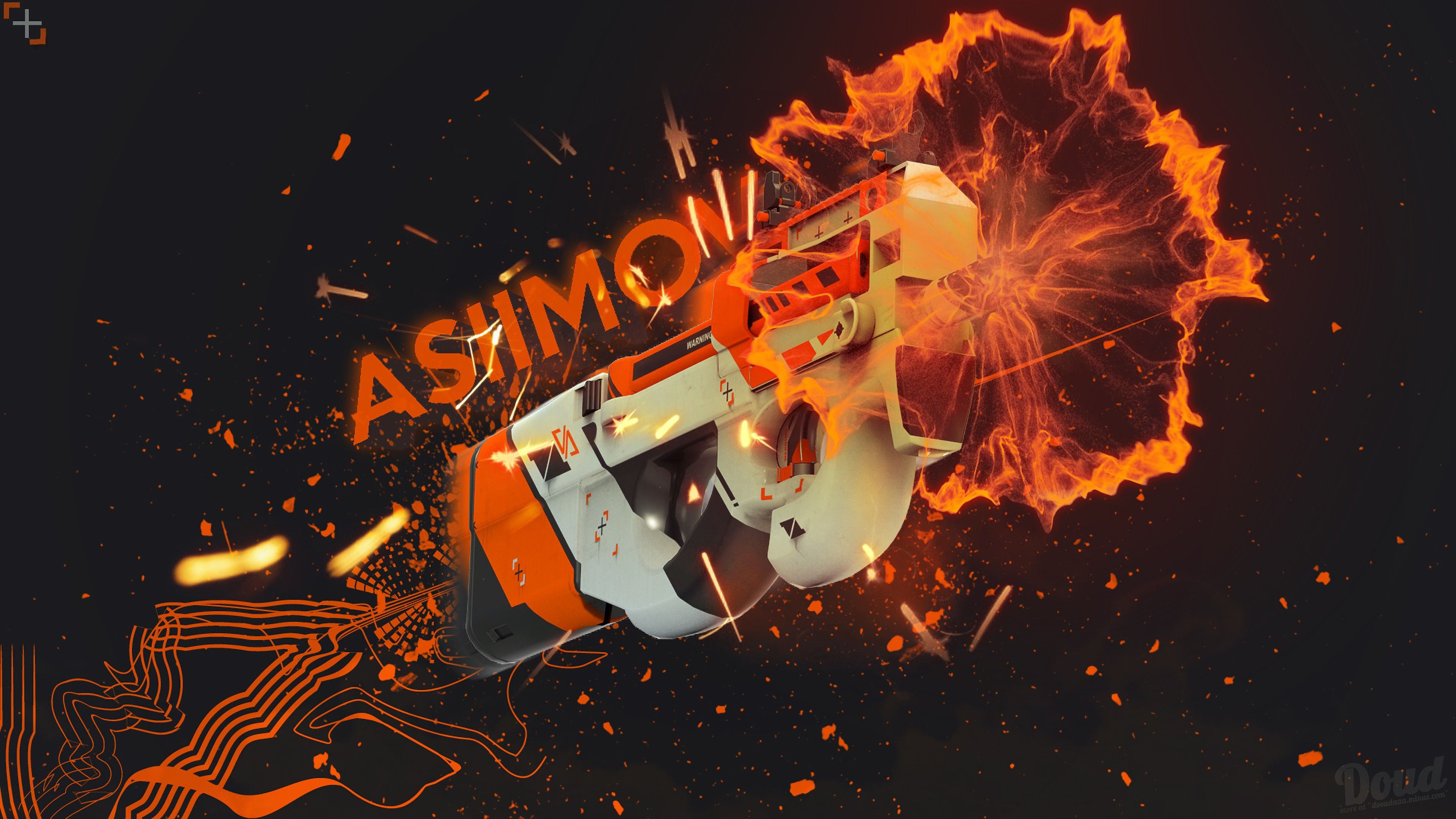 AK47 Asiimov wallpaper created by ryan_scruff