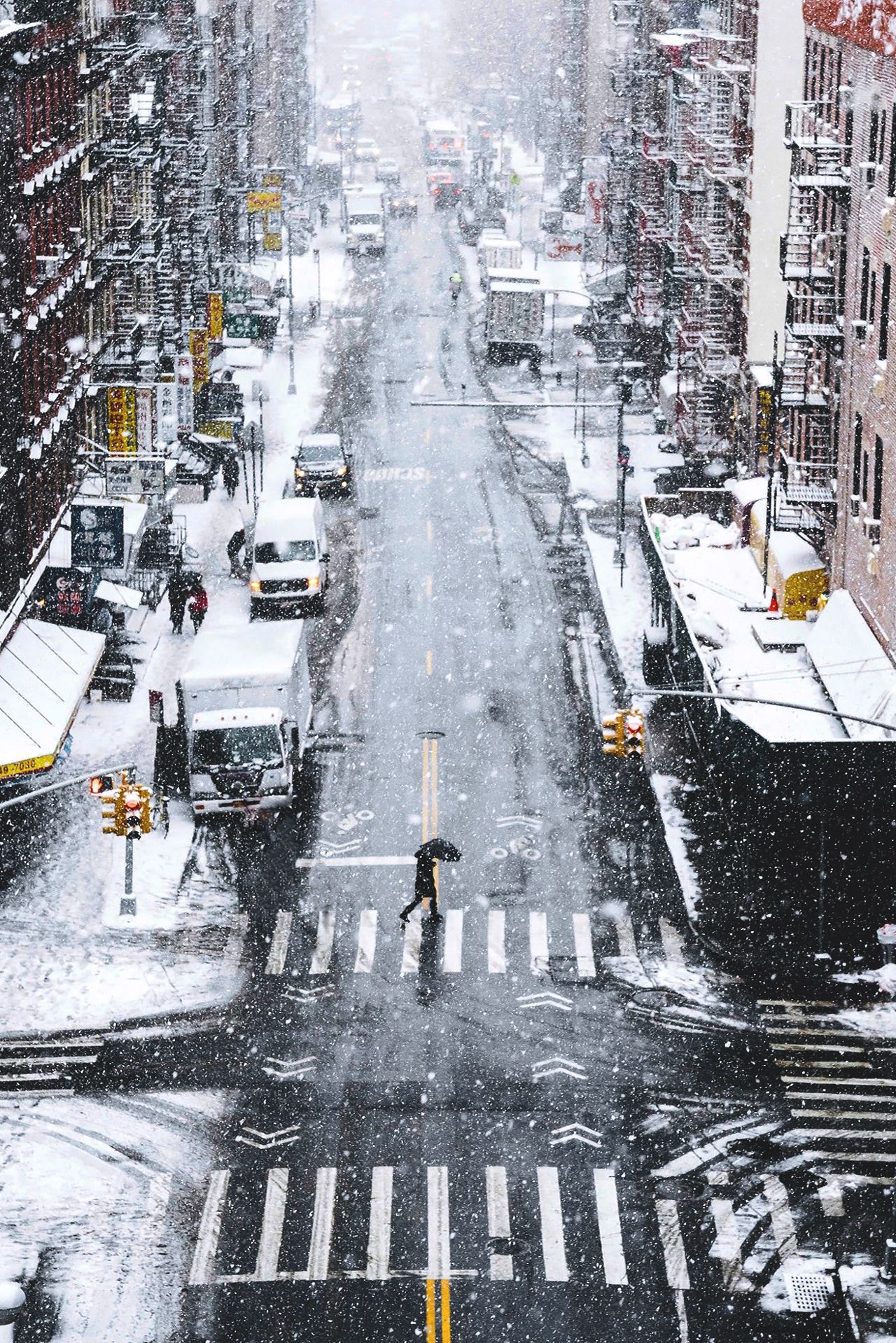 New York Winter Streets Wallpapers - Wallpaper Cave