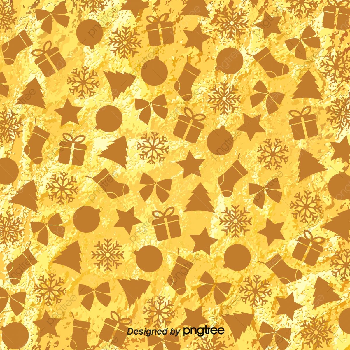 Christmas Wallpaper, The Background Image, Gold, Yellow PNG and Vector with Transparent Background for Free Download