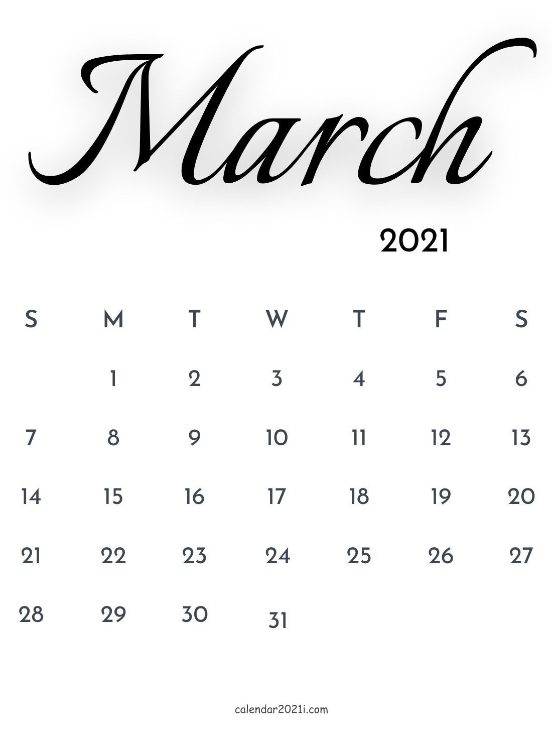 Featured image of post March 2021 Calendar Png Aesthetic