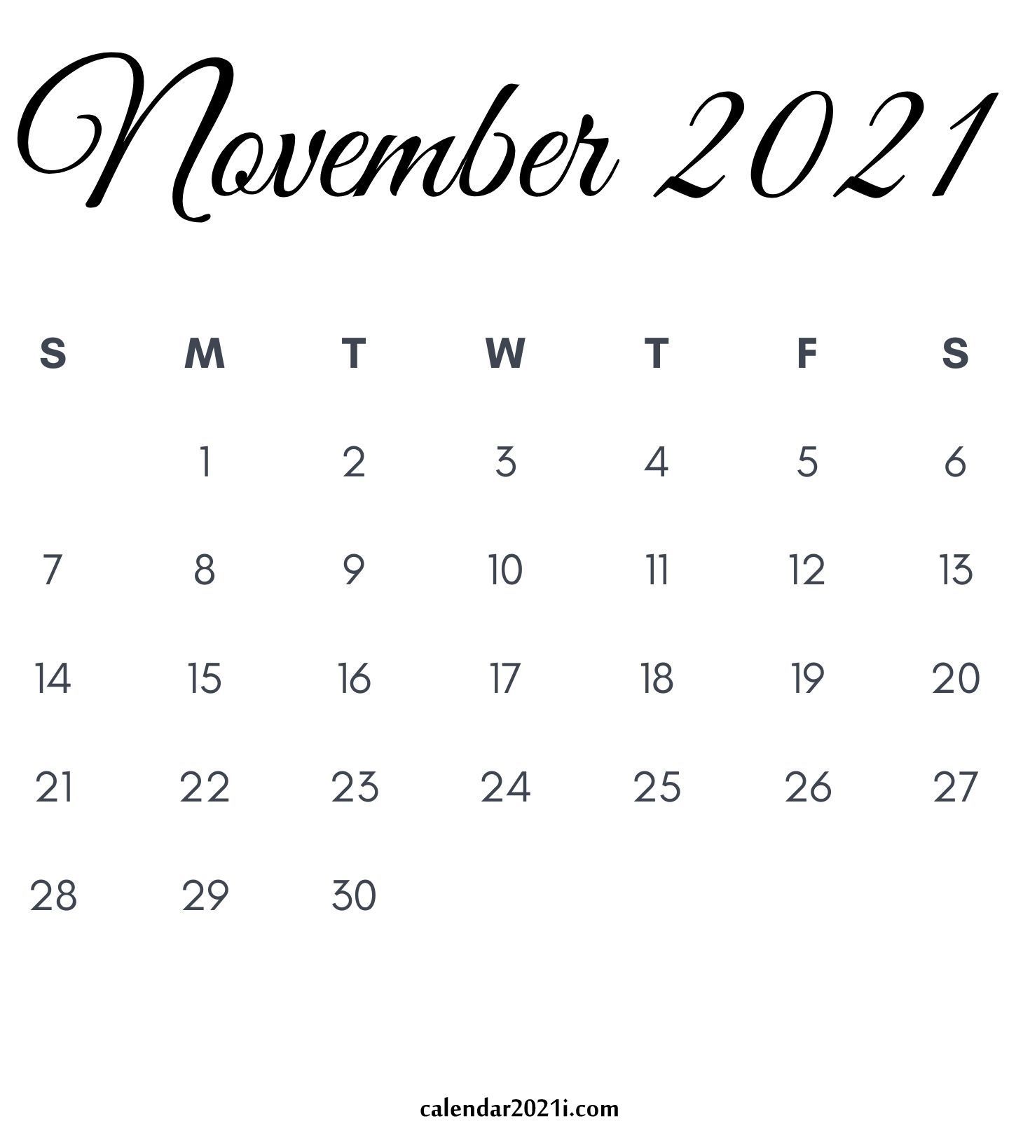 Calendar Monthly Printable