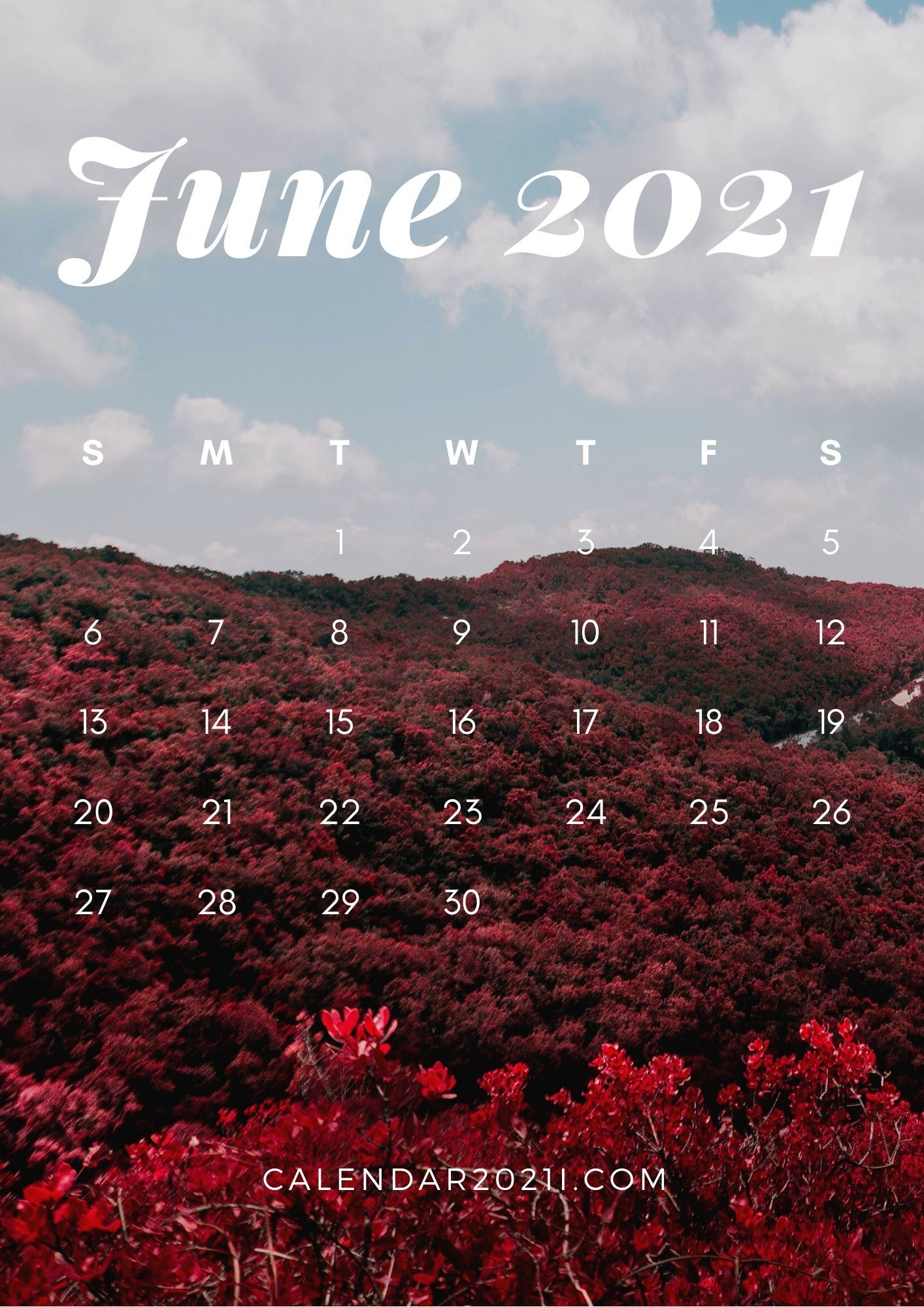 iPhone 2021 Calendar HD Wallpaper
