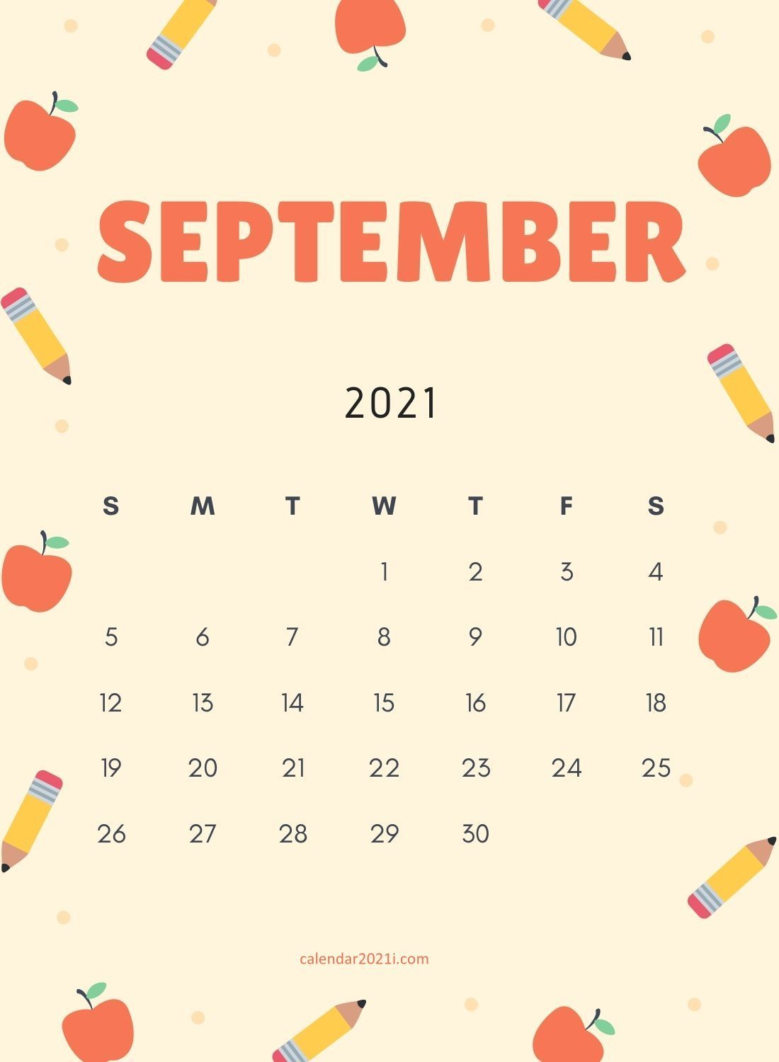 September 2021 wall calendar printable free download. Monthly calendar printable, Calendar printables, Printable calendar