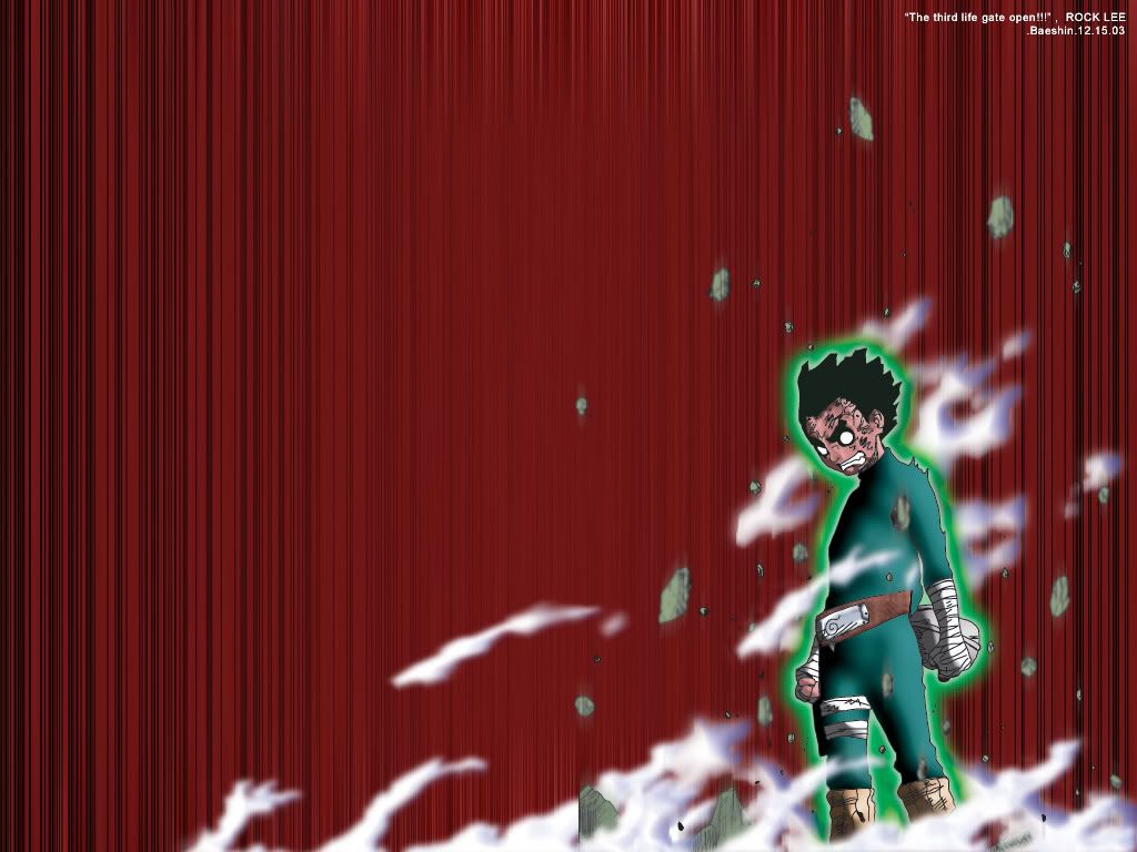 Naruto Rock Lee iPhone Wallpaper