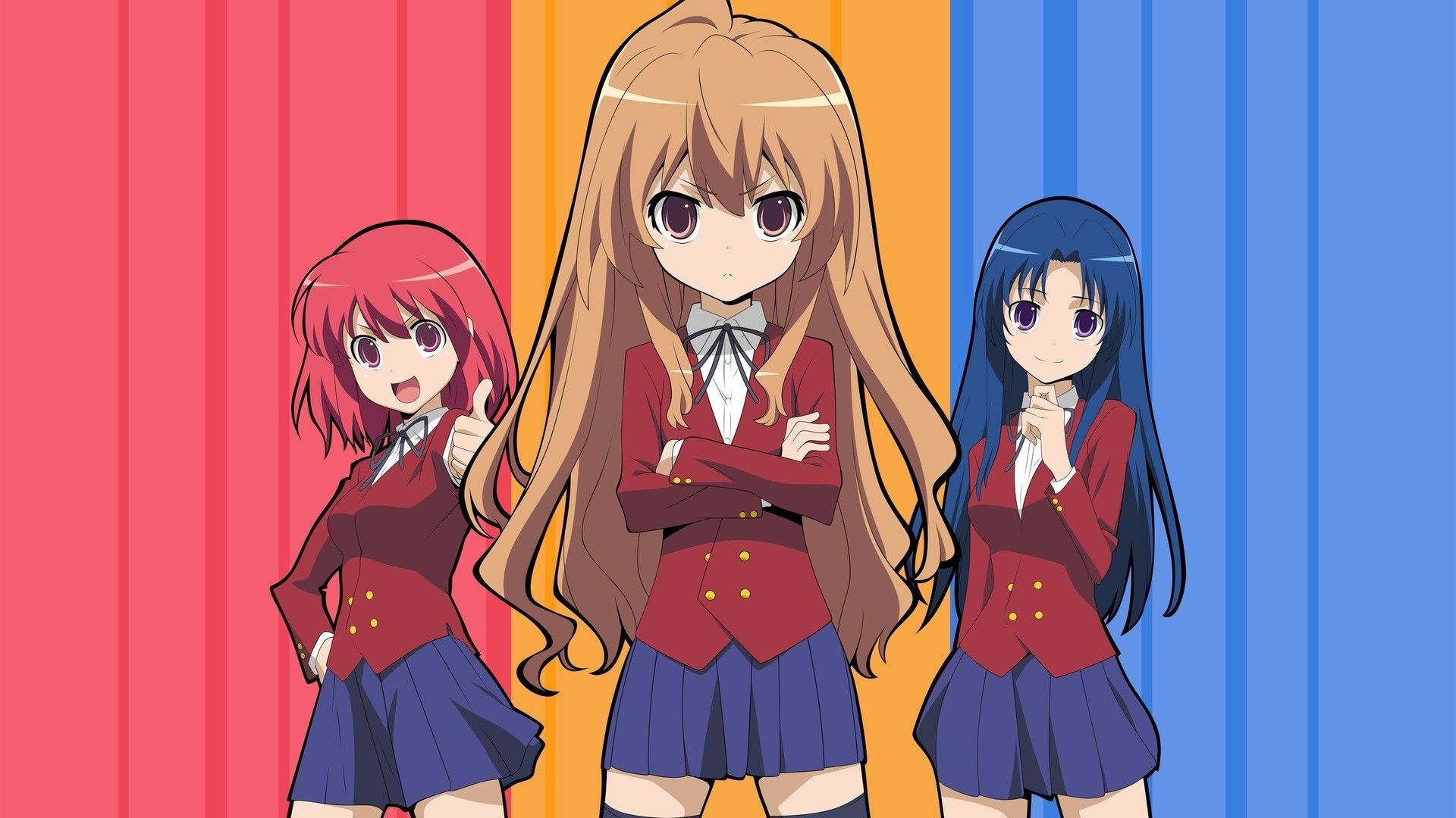 Toradora!, Anime, Anime Girls, Aisaka Taiga, Kushieda Minori, Kawashima Ami Wallpaper HD / Desktop and Mobile Background
