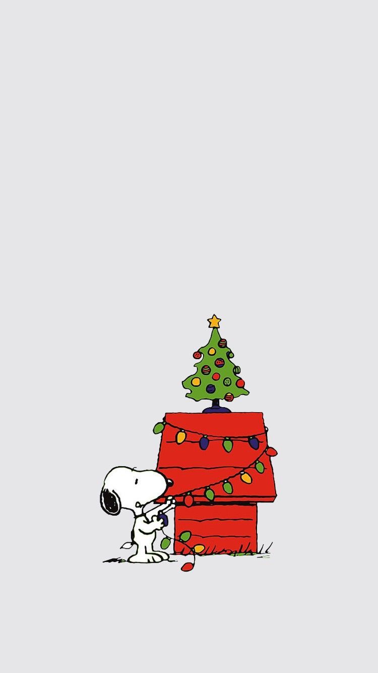 Background Simple Christmas Cartoon Wallpaper