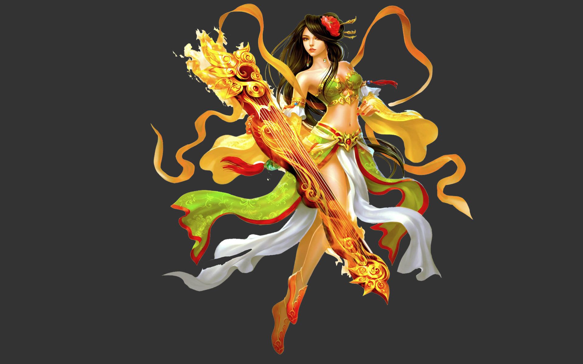Gorgeous Oriental Chinese girl Dynasty Fantasy Art Wallpaper HD, Wallpaper13.com