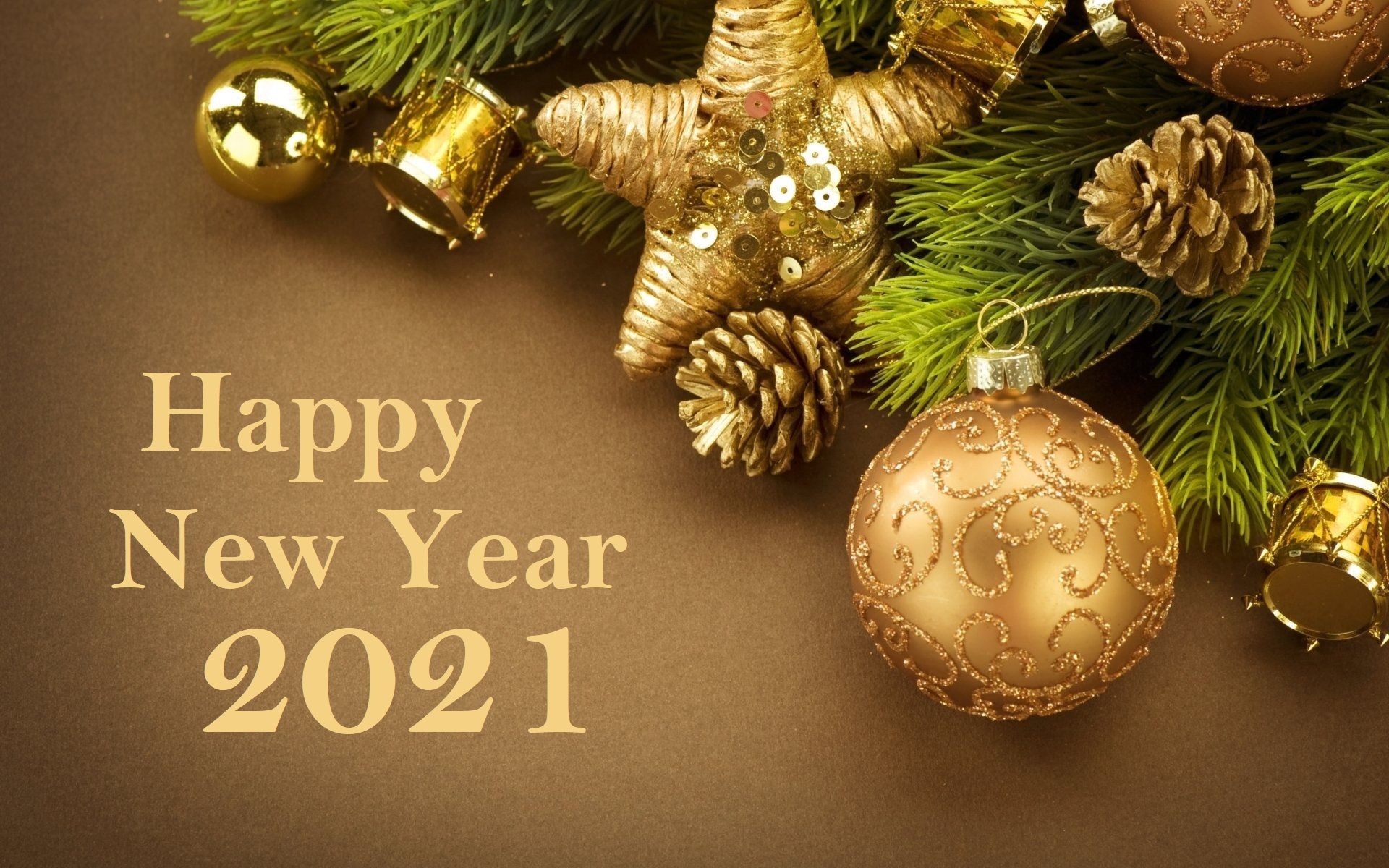 Happy New Year 2021 Background Wallpaper 1920×1200