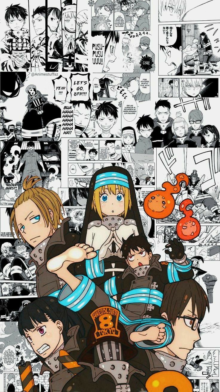 Enen No Shouboutai Ni No Shou. Anime wallpaper, Anime wallpaper iphone, Cute anime wallpaper