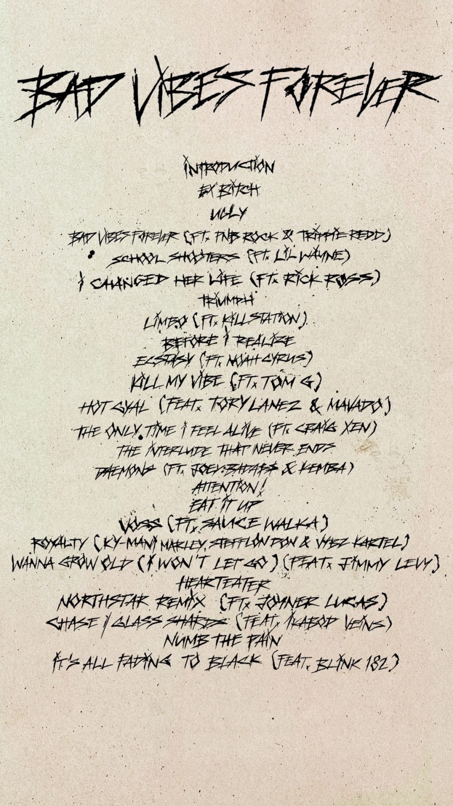 XXXTentacion Bad Vibes Forever Wallpapers - Wallpaper Cave