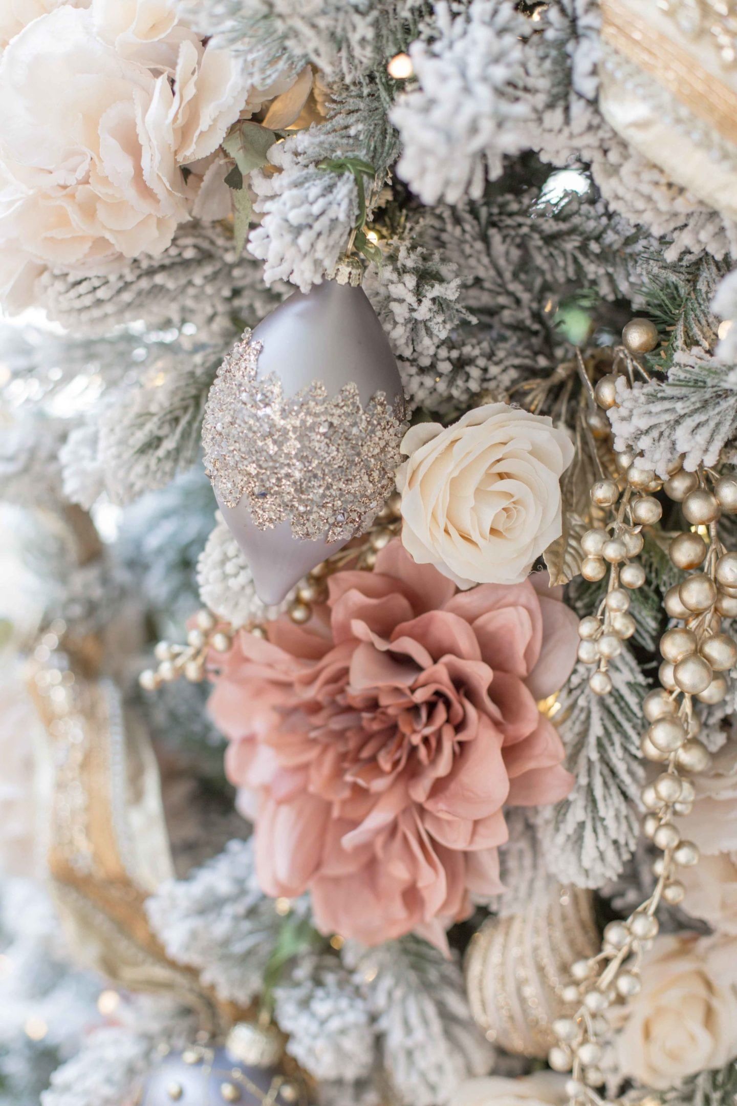 Everything you need to Design a Pink and Gold Christmas Tree. bluegraygal. Gold christmas decorations, Rose gold christmas tree, Rose gold christmas decorations