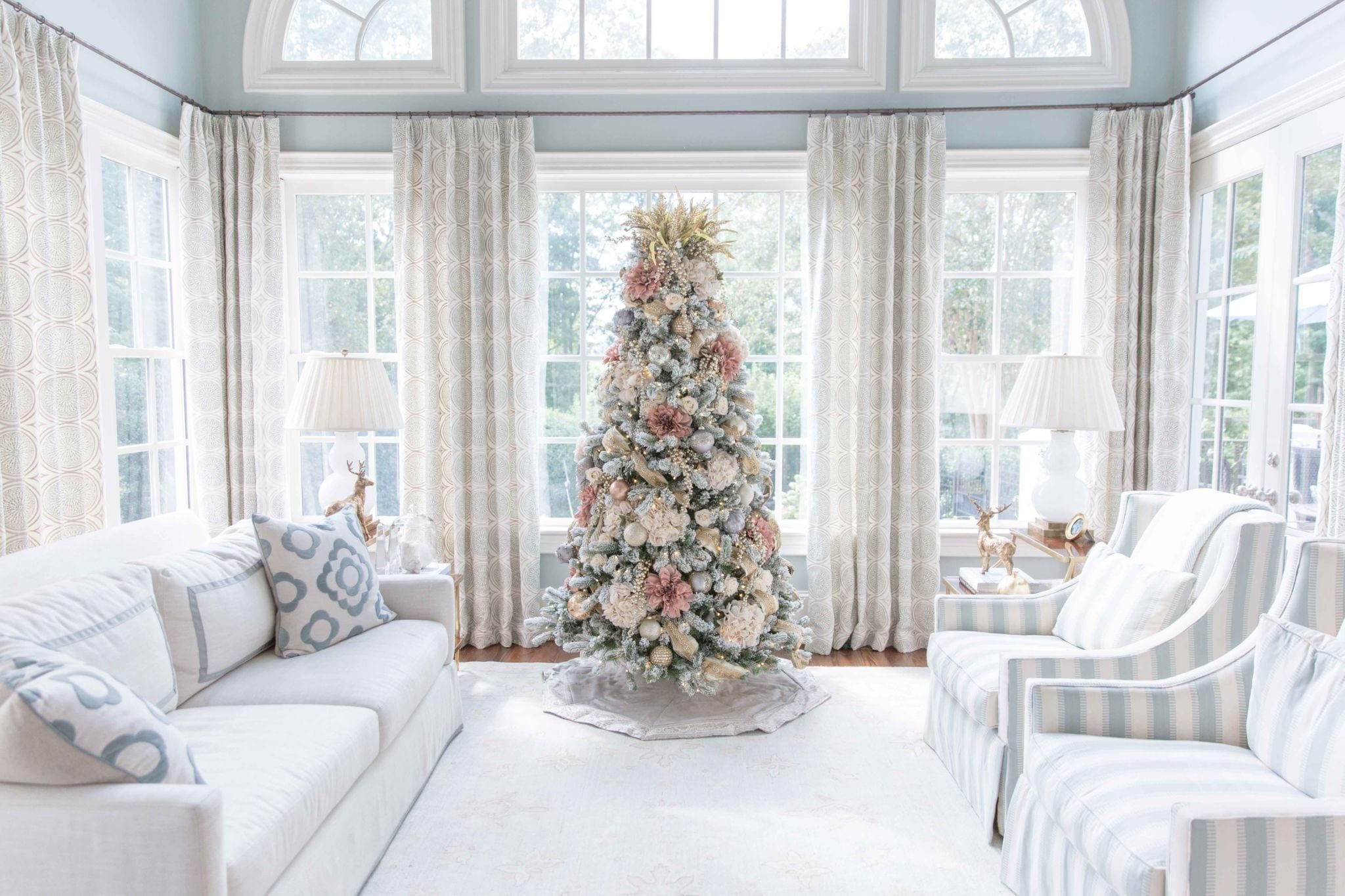 Everything you need to Design a Pink and Gold Christmas Tree