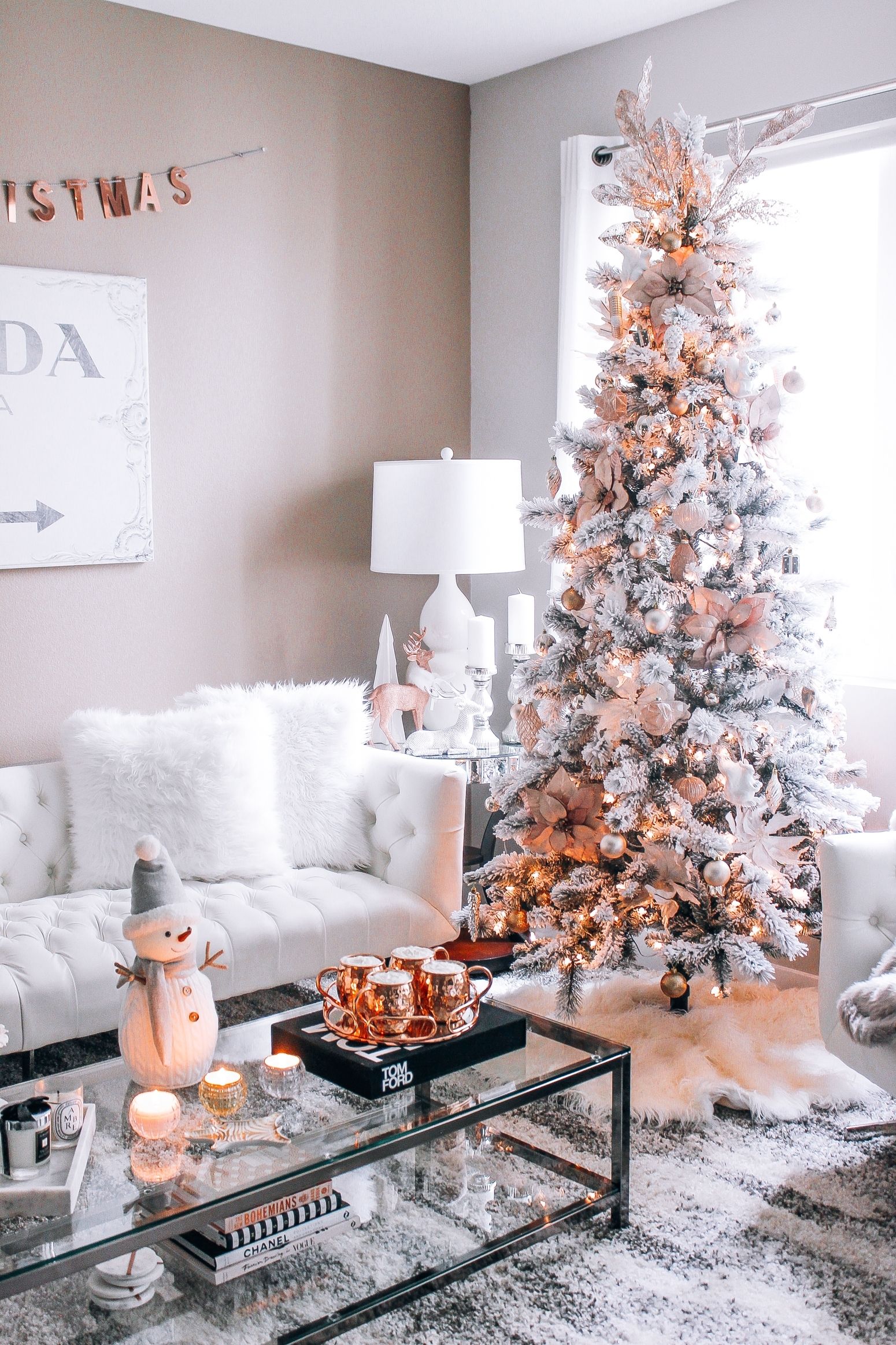 Rose Gold Christmas Ornaments You'll Love in 2020
