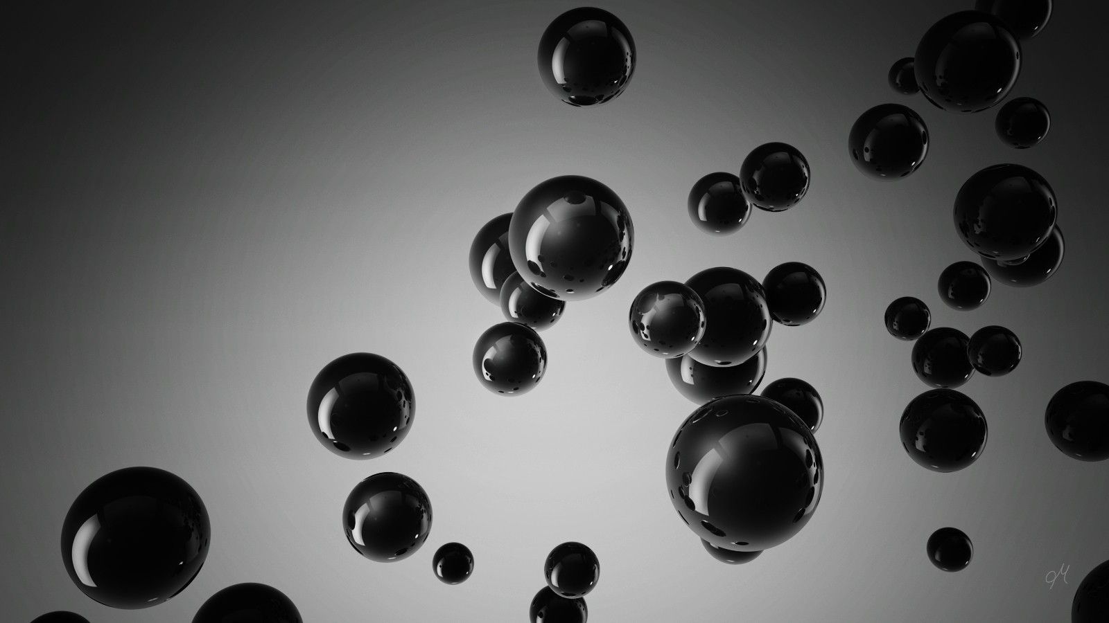 Digital Art HD Wallpaper: Liquid Bearings